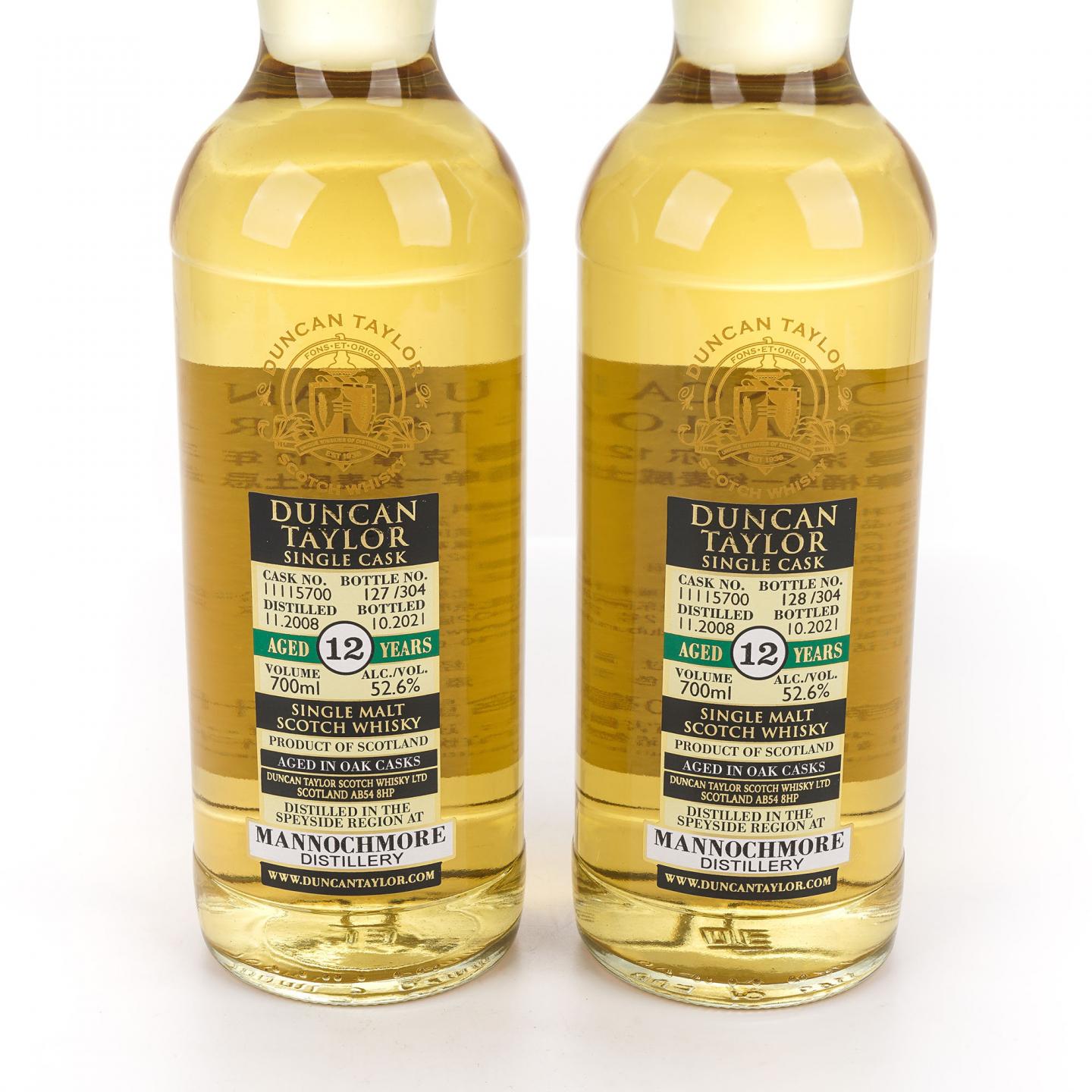 Mannochmore 曼洛克摩 12年 2008-2021 DT 2支组 行货