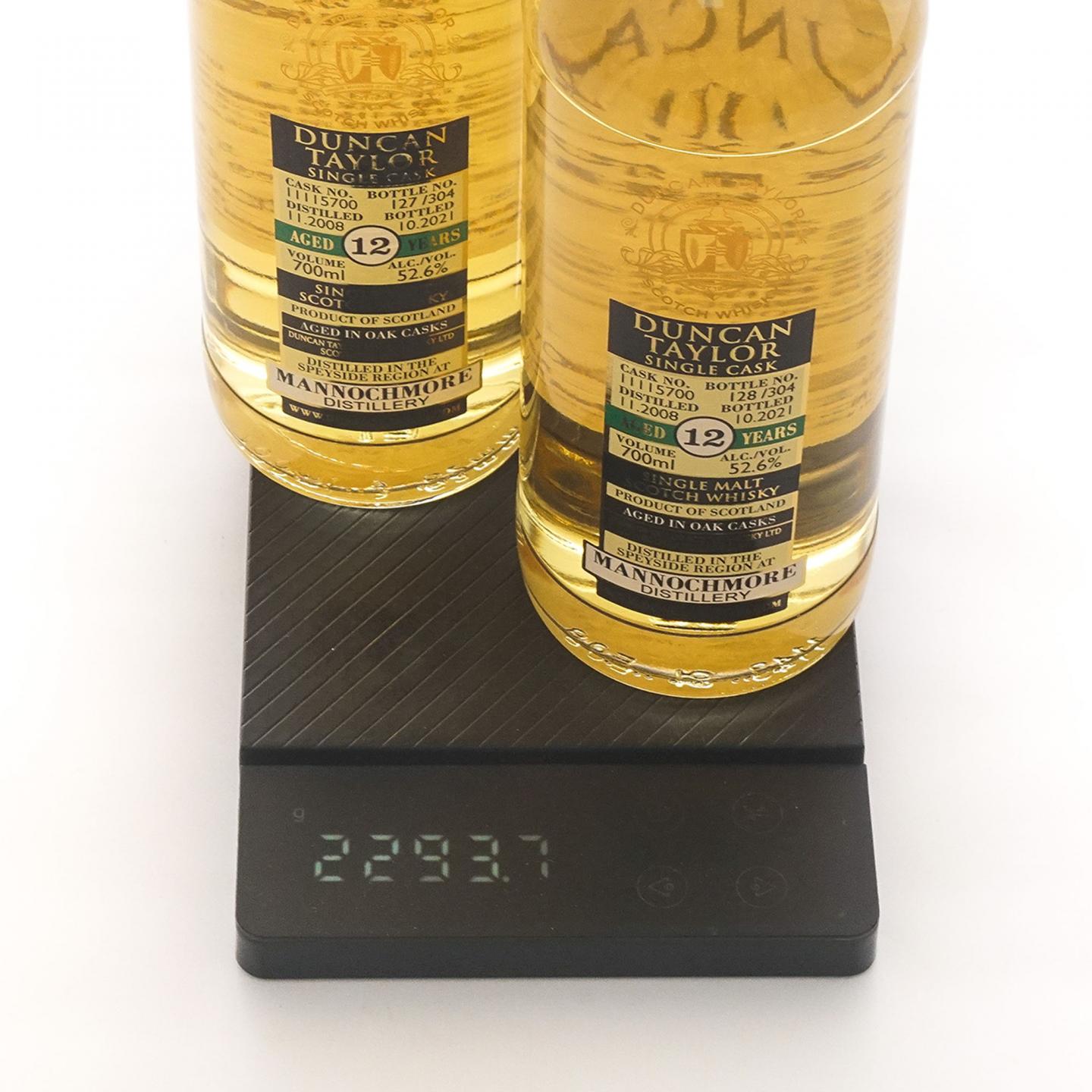 Mannochmore 曼洛克摩 12年 2008-2021 DT 2支组 行货