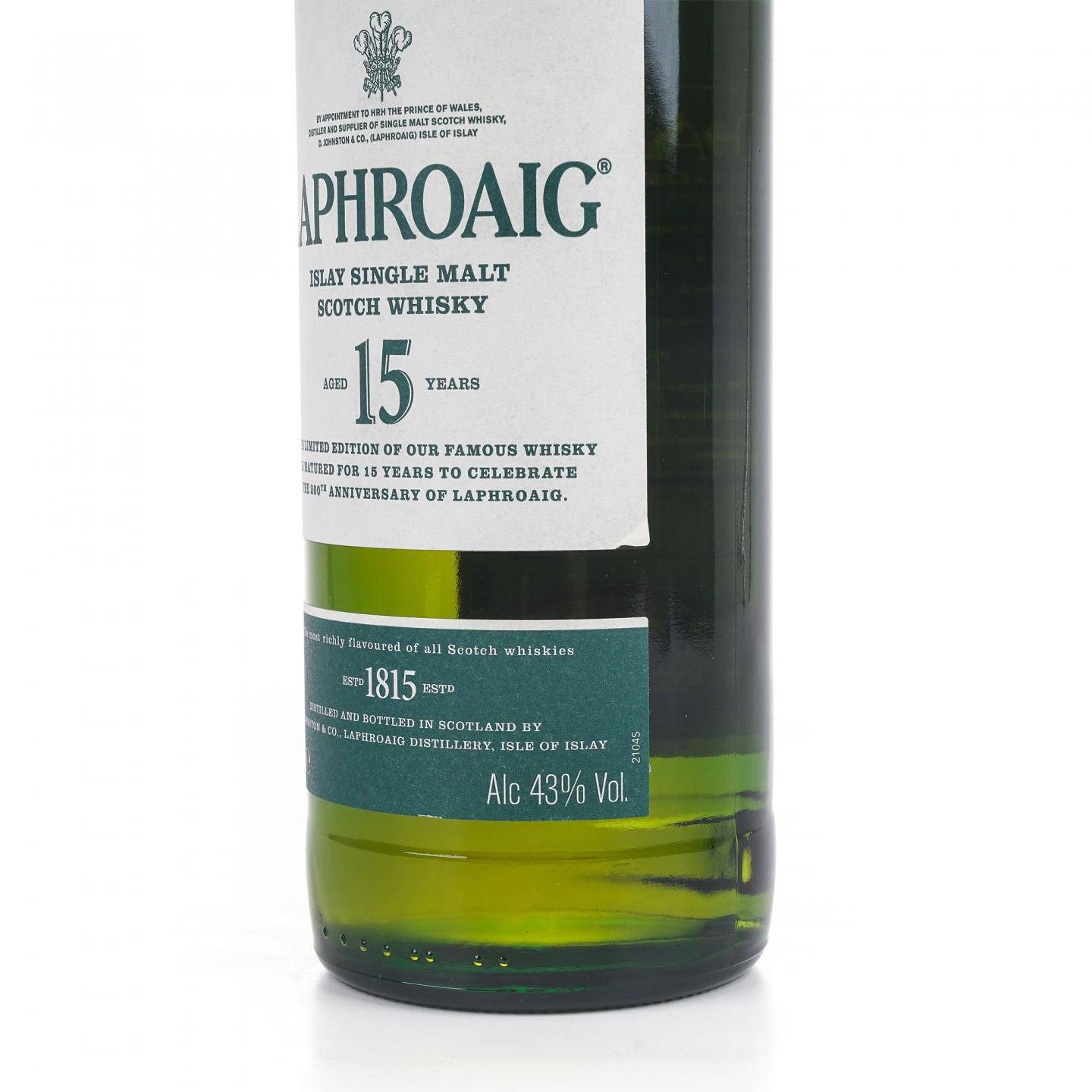Laphroaig 拉弗格 15年 200周年纪念 700ml