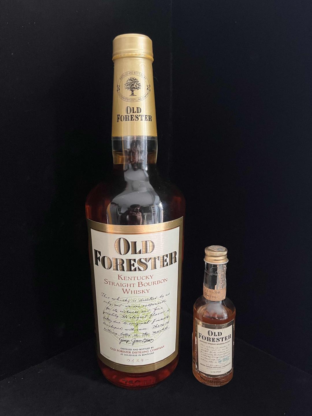 老桶酿制 80年代 绝版美国Old Forester 波本威士忌 日本限定