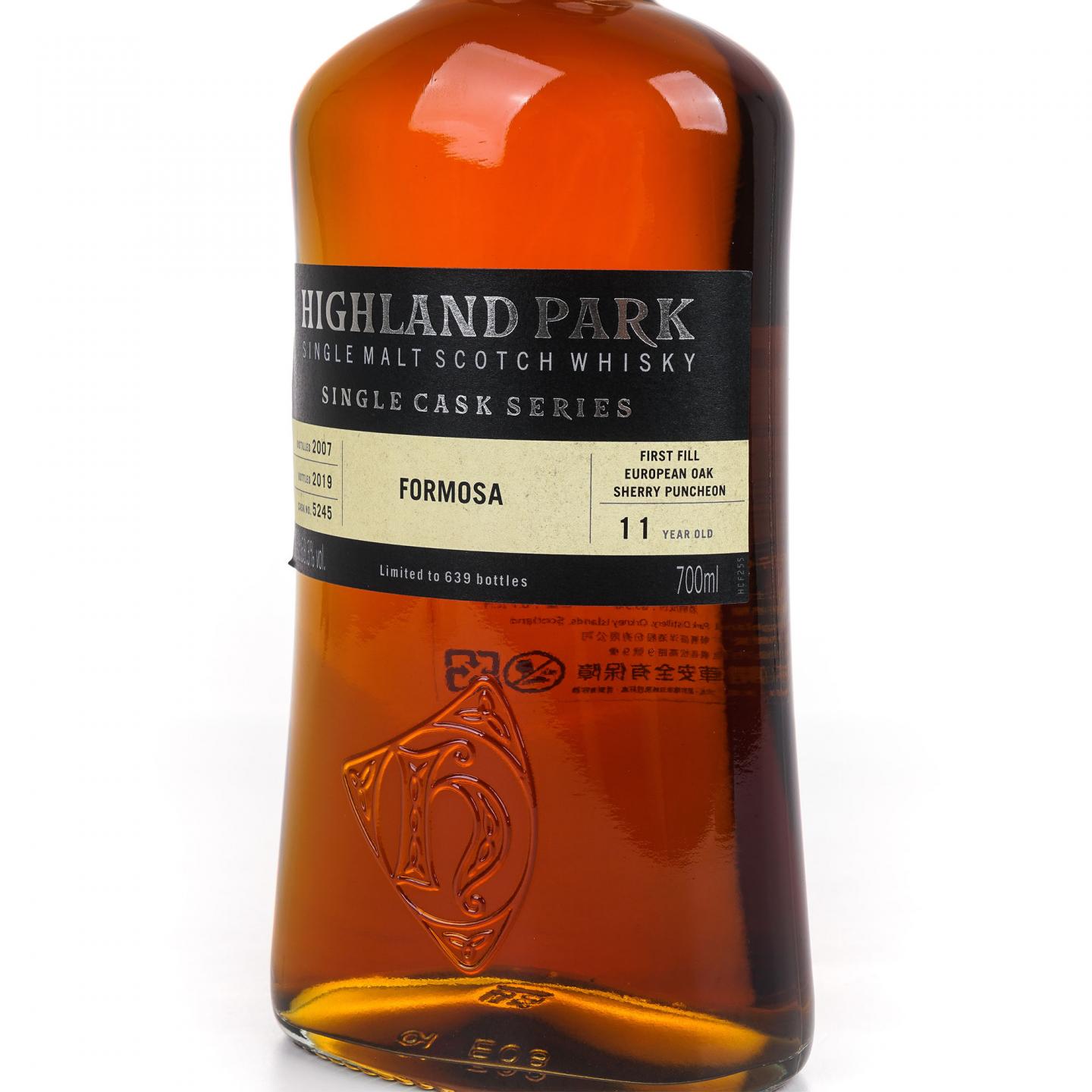 Highland Park 高原骑士 11年 2007-2019 单桶#5245 Formosa