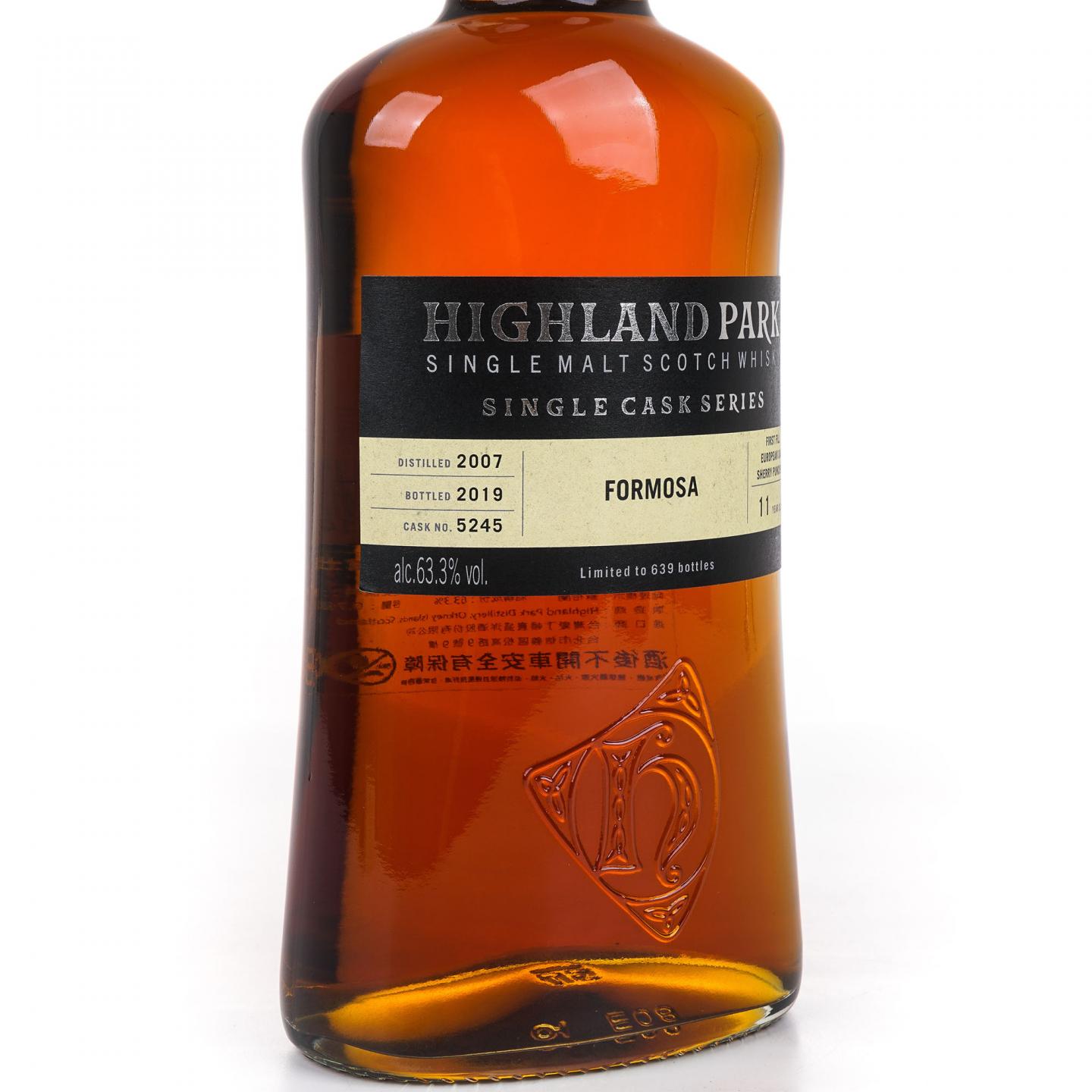Highland Park 高原骑士 11年 2007-2019 单桶#5245 Formosa