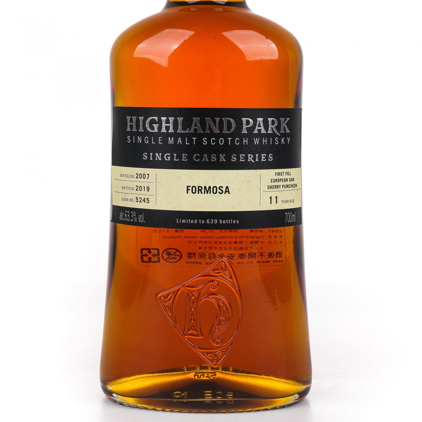 Highland Park 高原骑士 11年 2007-2019 单桶#5245 Formosa