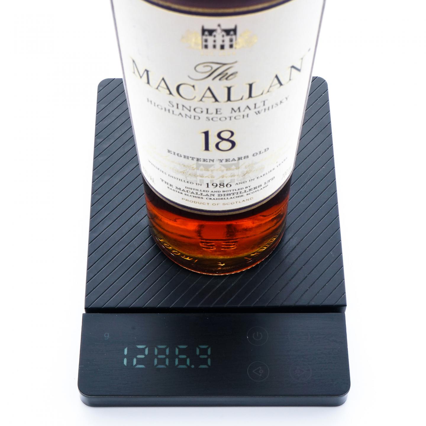 Macallan 麦卡伦 18年 1986 雪莉桶
