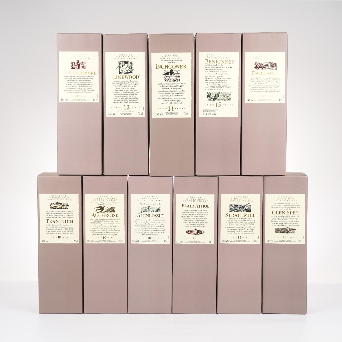 帝亚吉欧 花鸟系列 套装 11瓶组