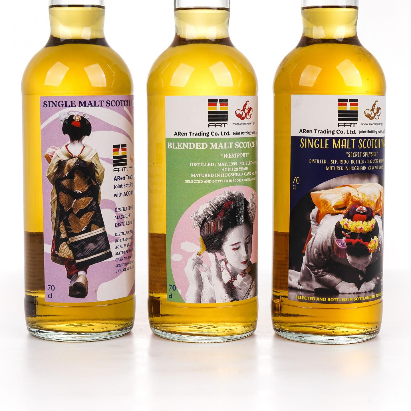 Acorn装瓶 艺伎系列 700ml*3