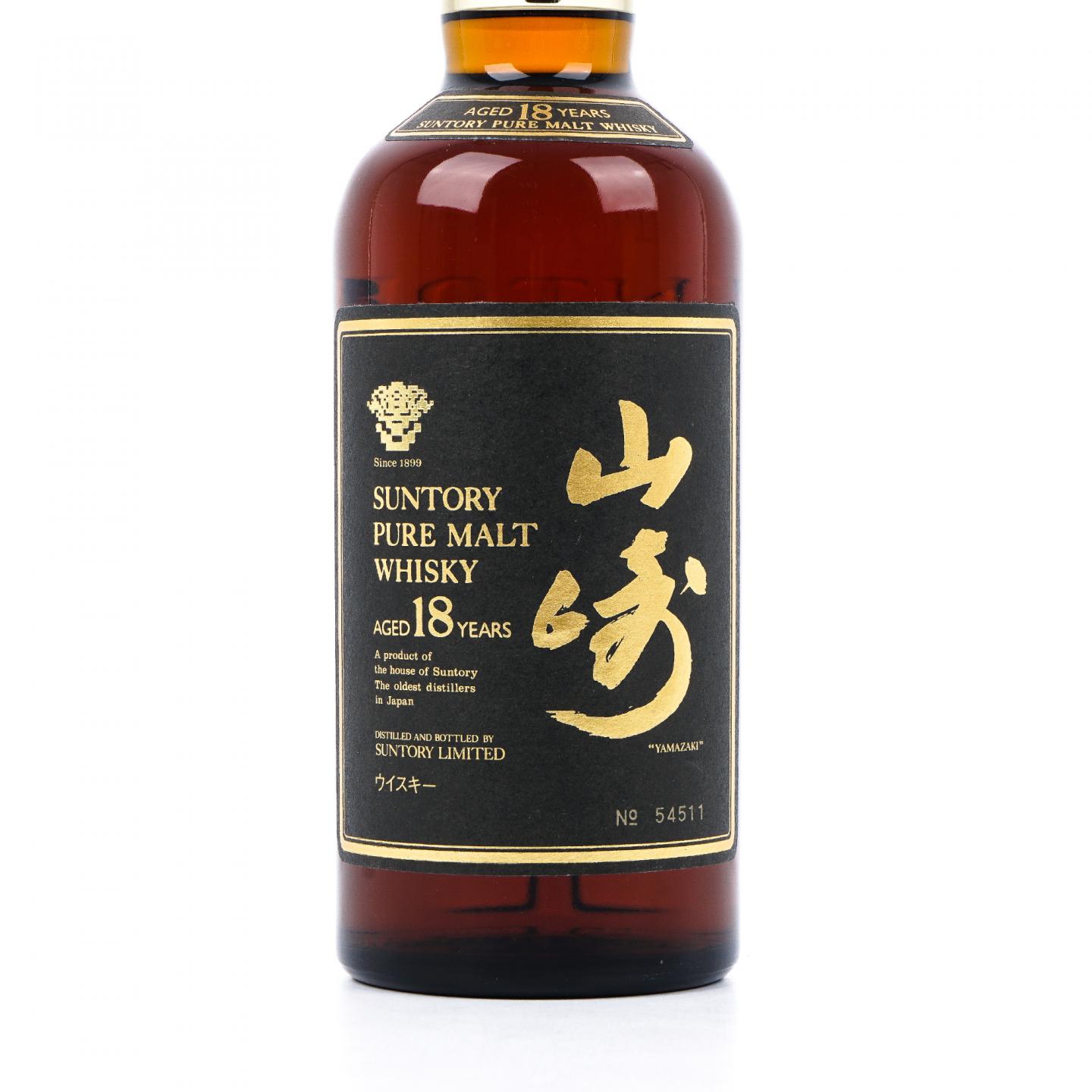 山崎 18年 金花标 Pure Malt 750ml