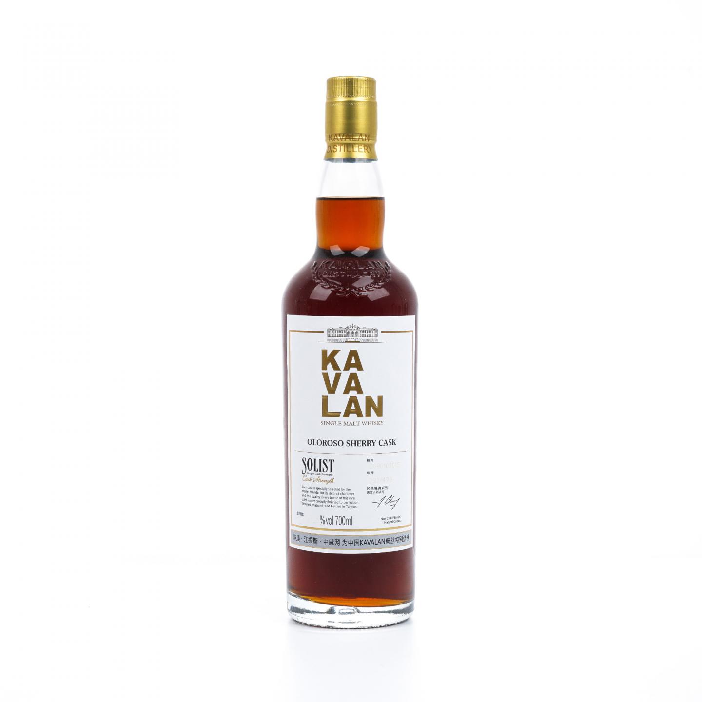 Kavalan 噶玛兰 经典独奏原酒系列 雪莉桶 #S090102015 桶强