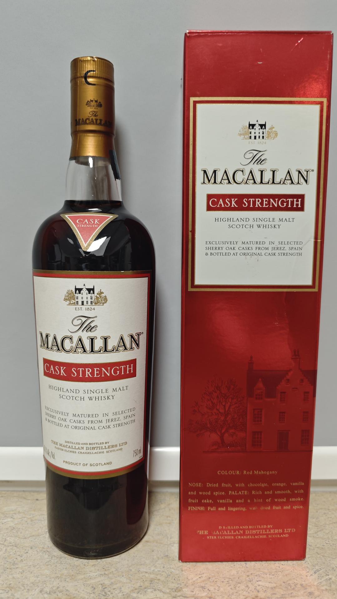 麦卡伦红标桶强Cask Strength（60.1度）