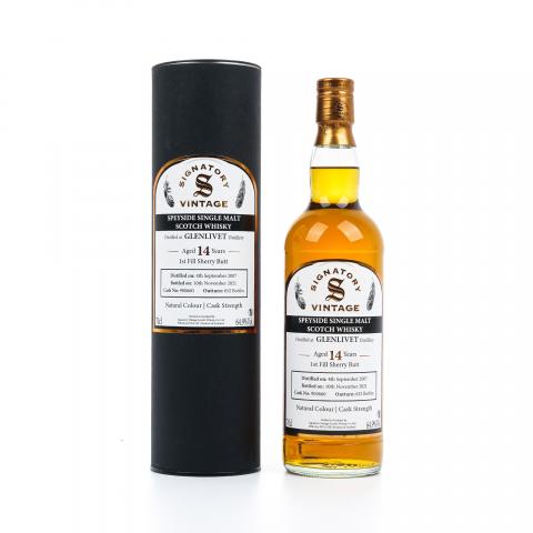 Glenlivet 格兰威特 14年 2007-2021 初填雪莉桶 SV