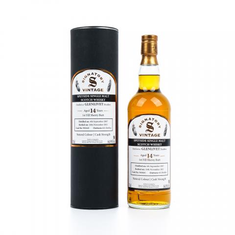Glenlivet 格兰威特 14年 2007-2021 初填雪莉桶 SV 桶强