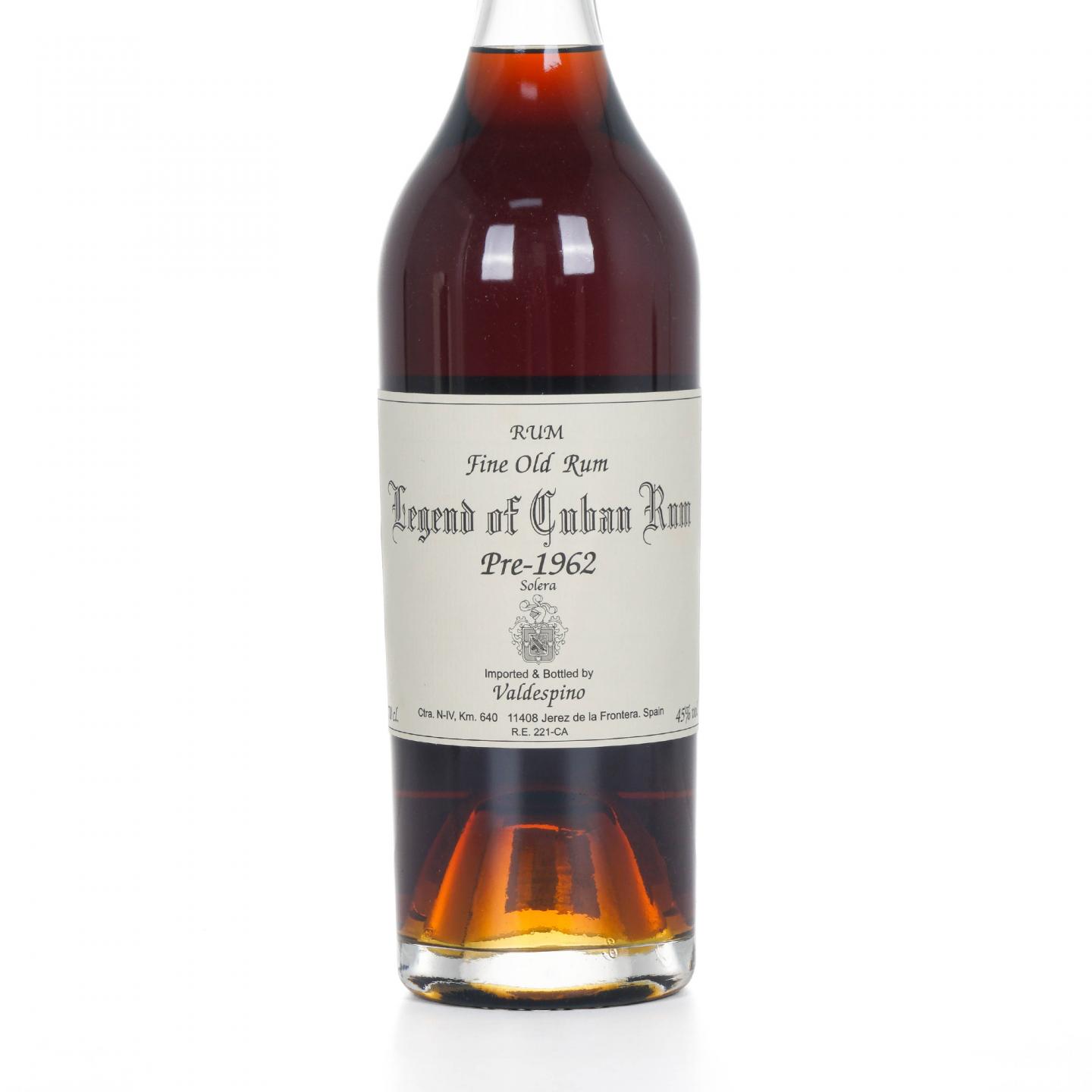 Valdespino Legend of Cuban Rum Pre-1962 朗姆酒