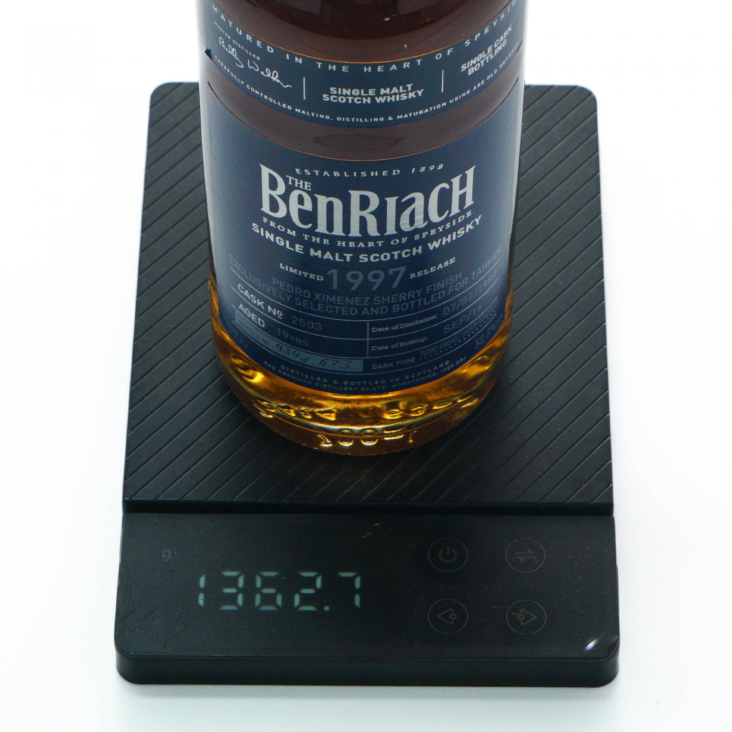 BenRiach 本利亚克 19年 1997-2016 单桶#2503