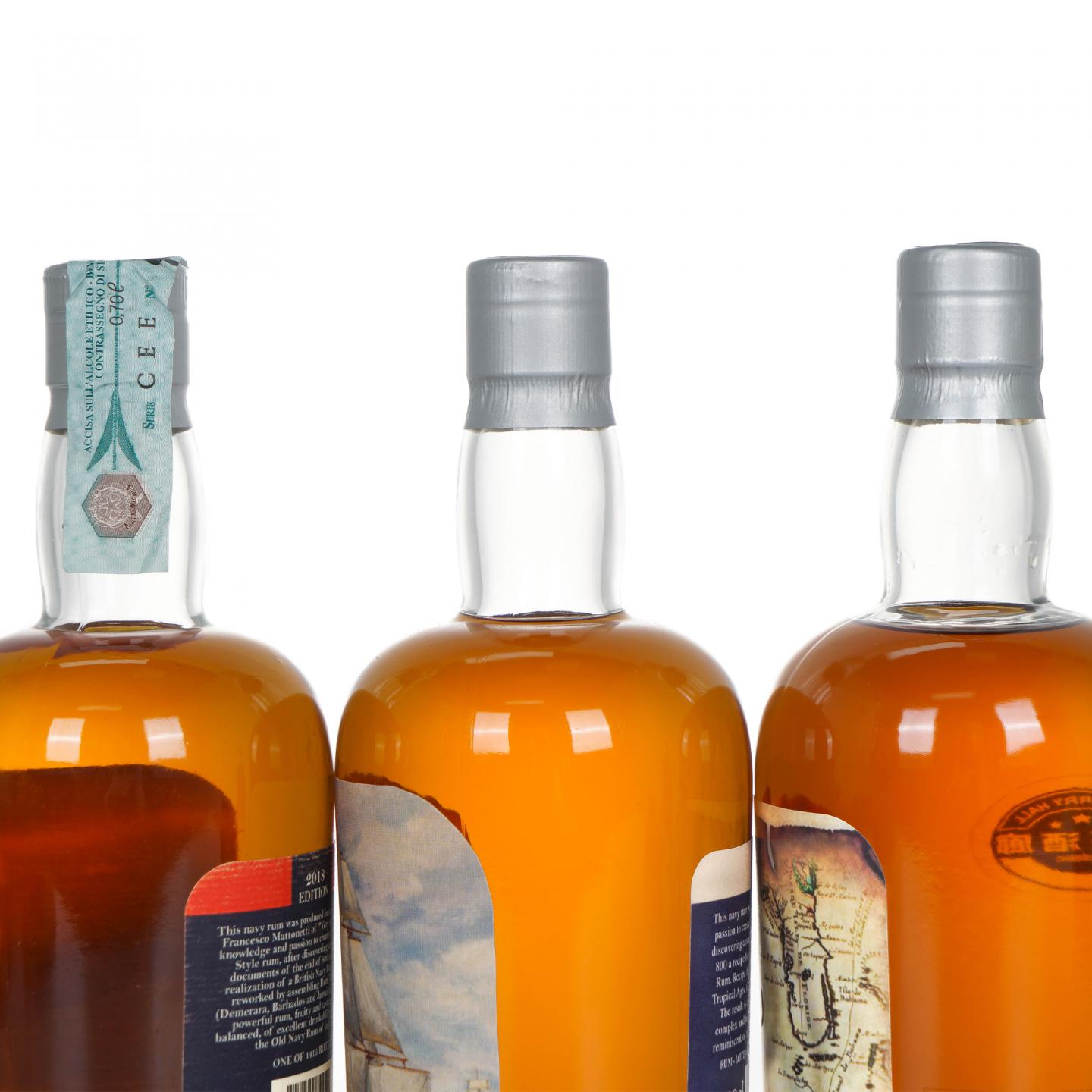 Old Navy Rum 2018/2022/2024 Silver Seal 老海军朗姆酒 3支组