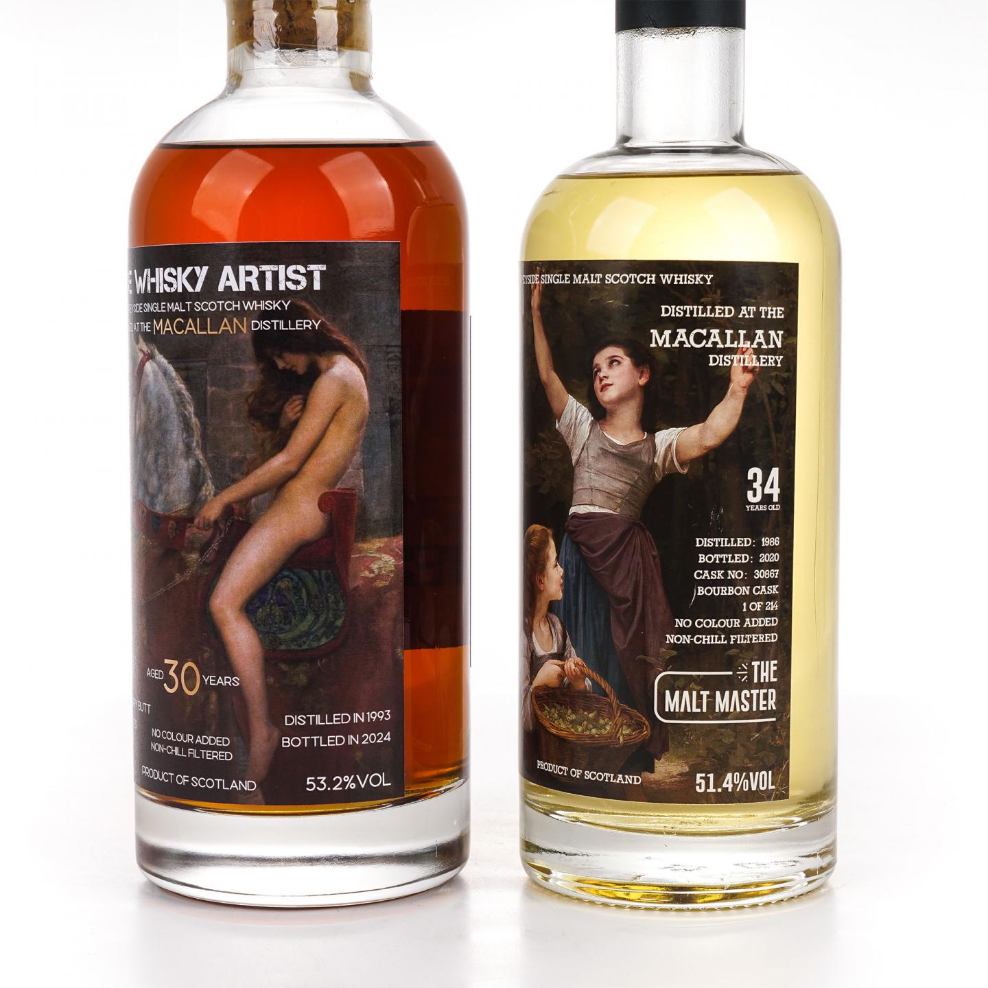 Macallan 麦卡伦 30/34年 1993/1986 2瓶组