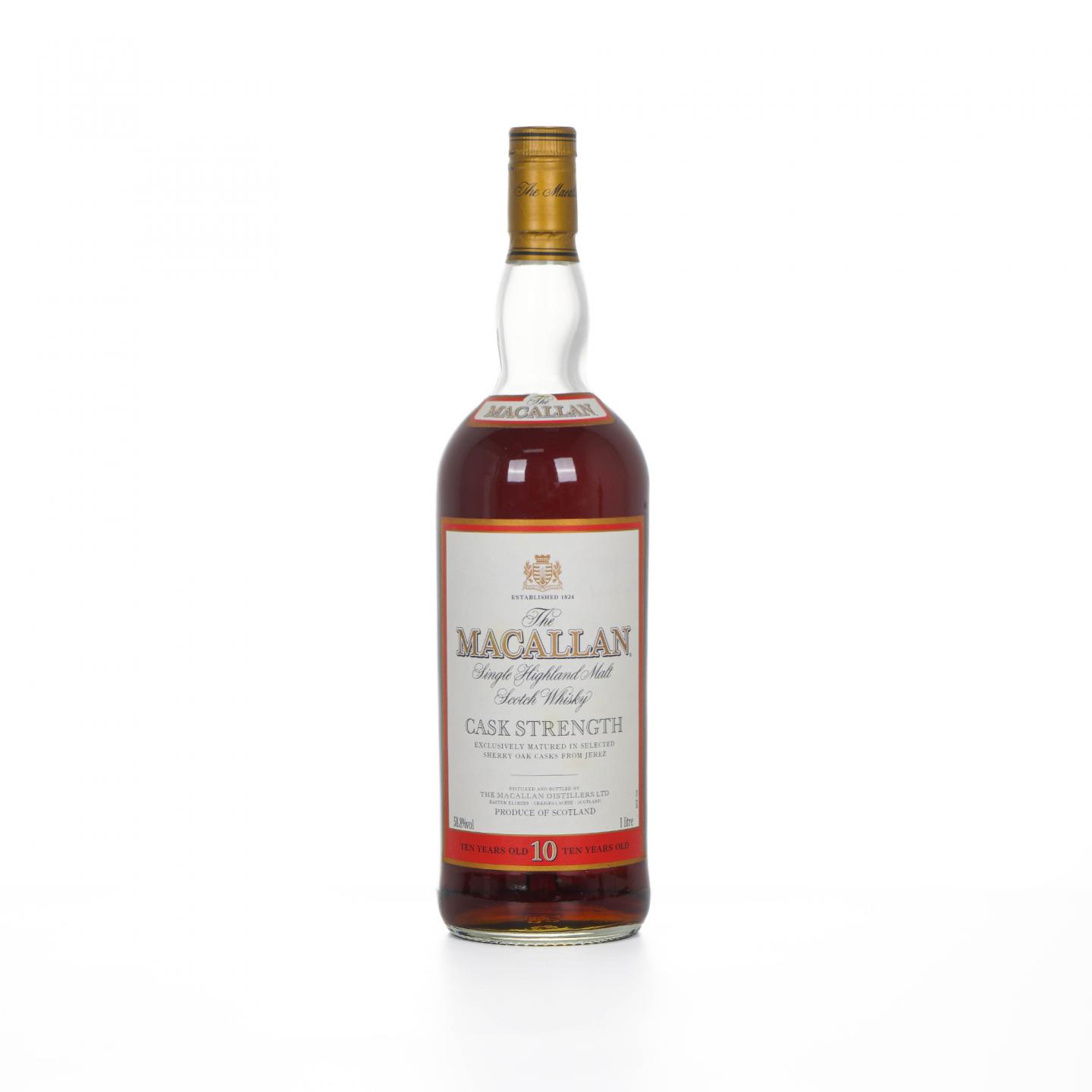 Macallan 麦卡伦 10年 桶强 1L 58.8%
