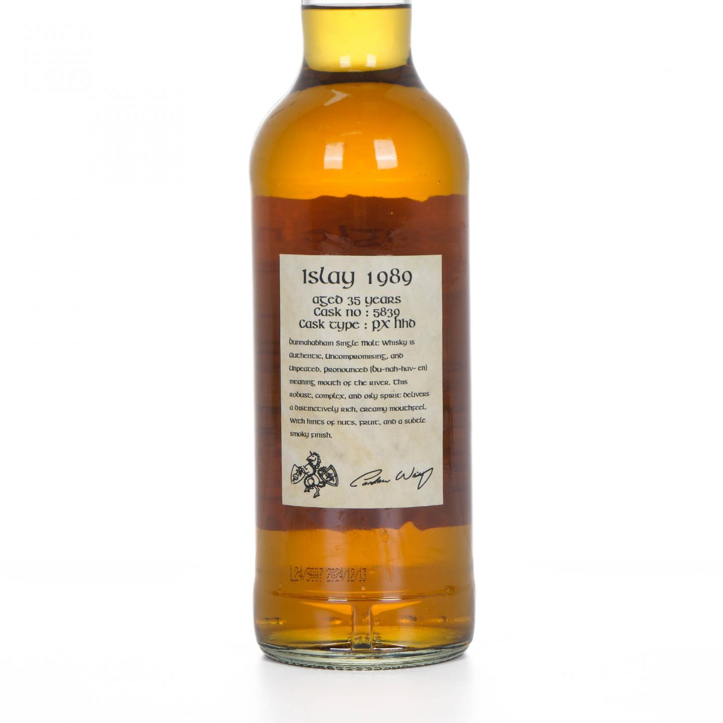 Bunnahabhain 布纳哈本 35年 1989-2024 Kingsbury 雪莉桶