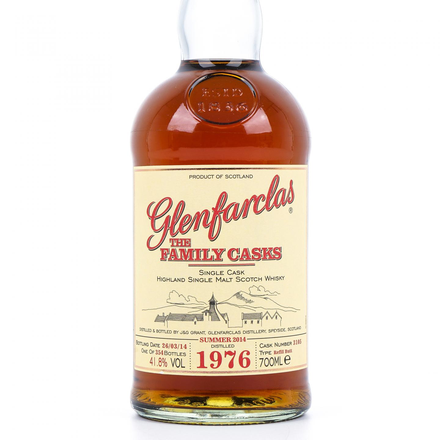 Glenfarclas 格兰花格 1976-2014 家族桶#3105