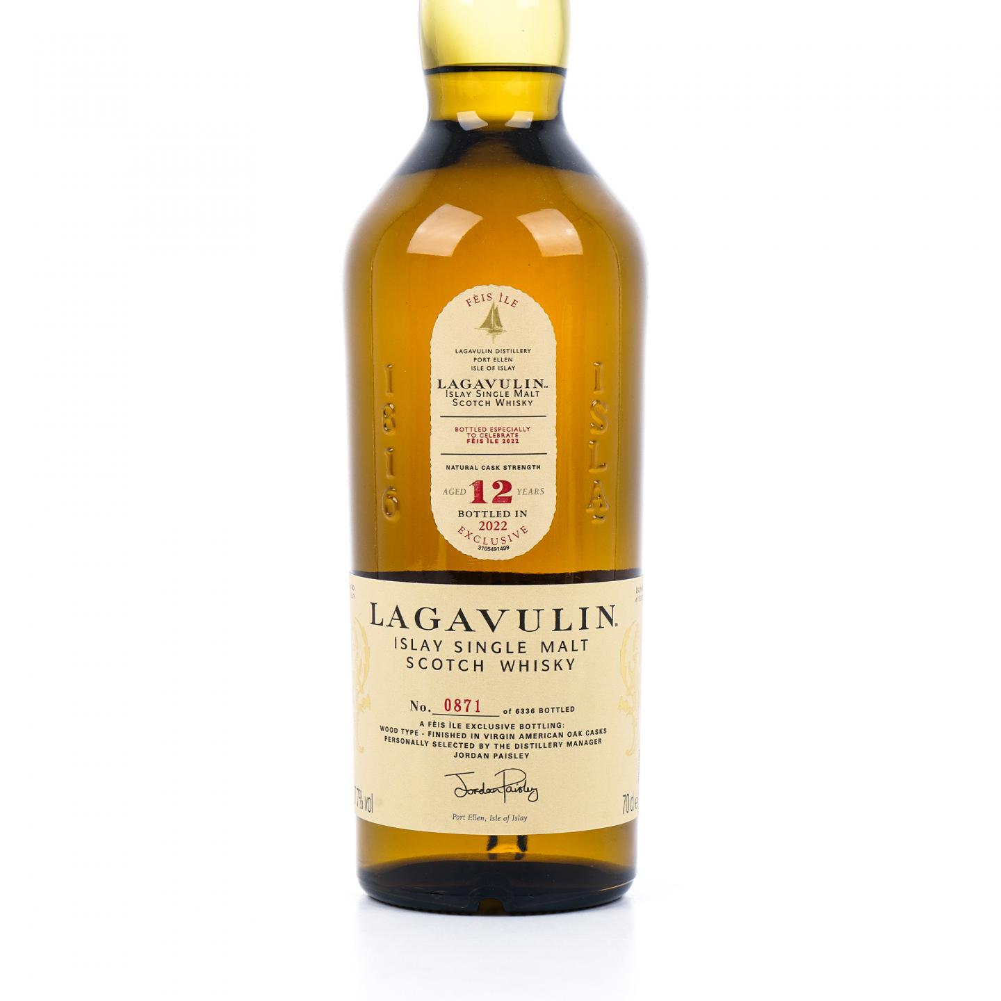 Lagavulin 乐加维林 12年 Feis Ile 2022 桶强
