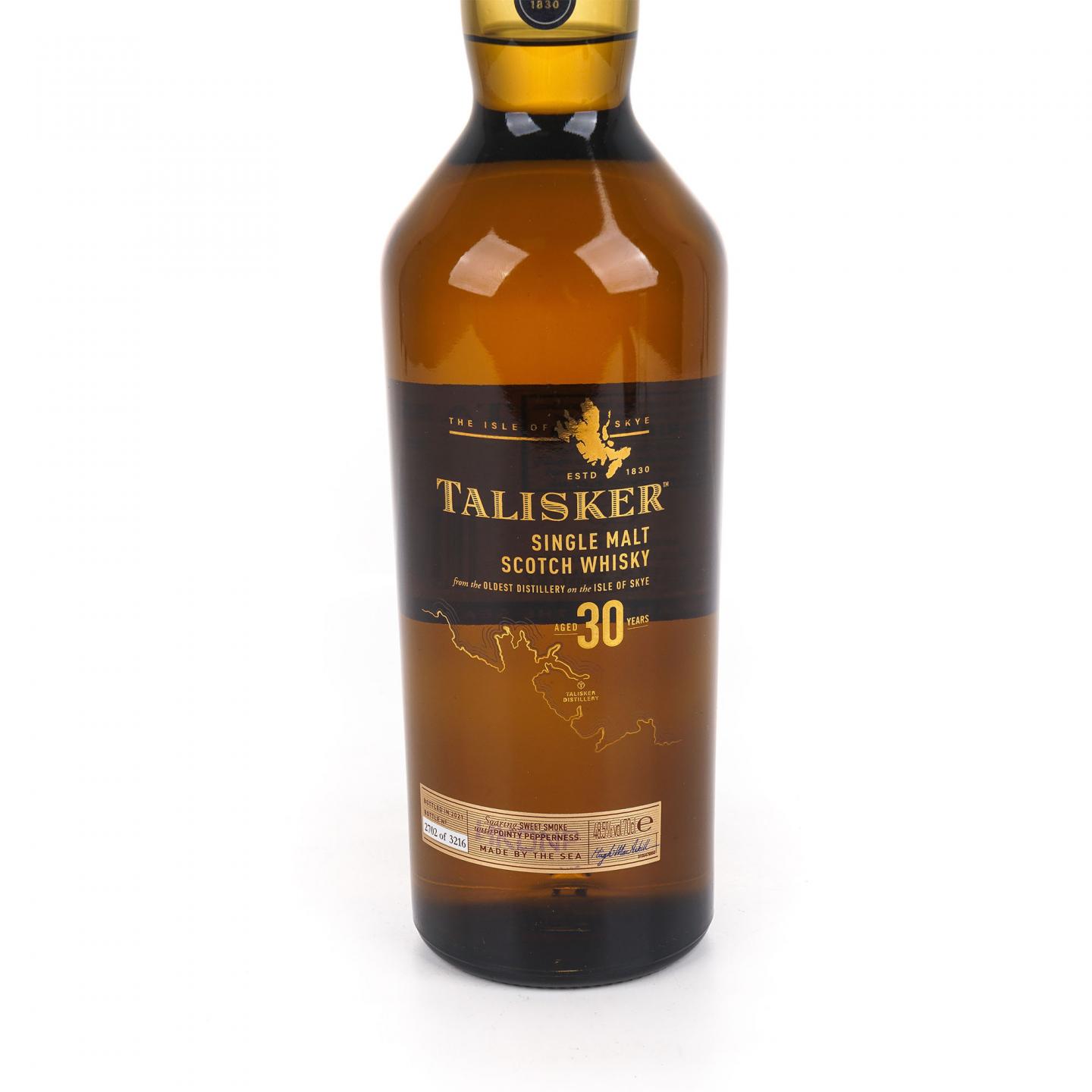 Talisker 泰斯卡 30年 2021