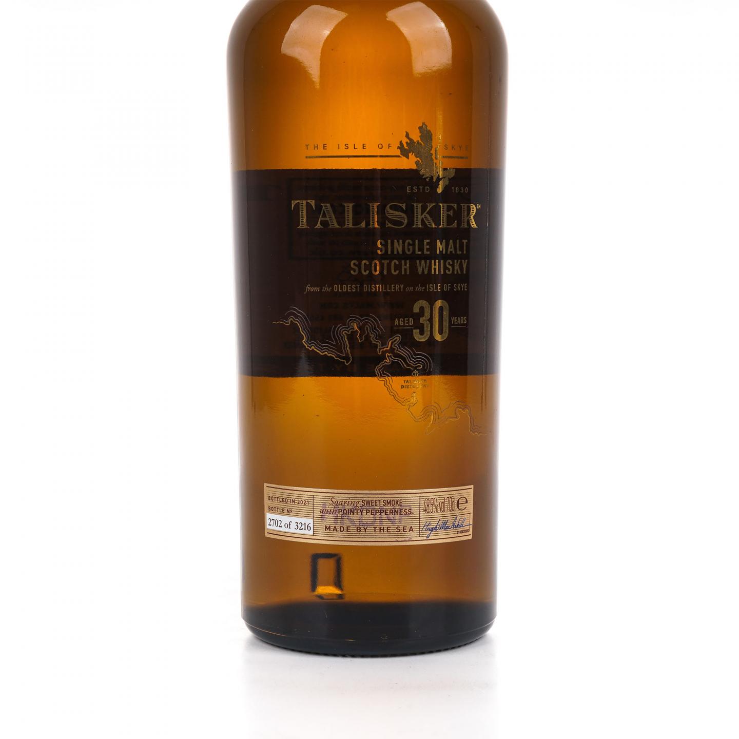Talisker 泰斯卡 30年 2021