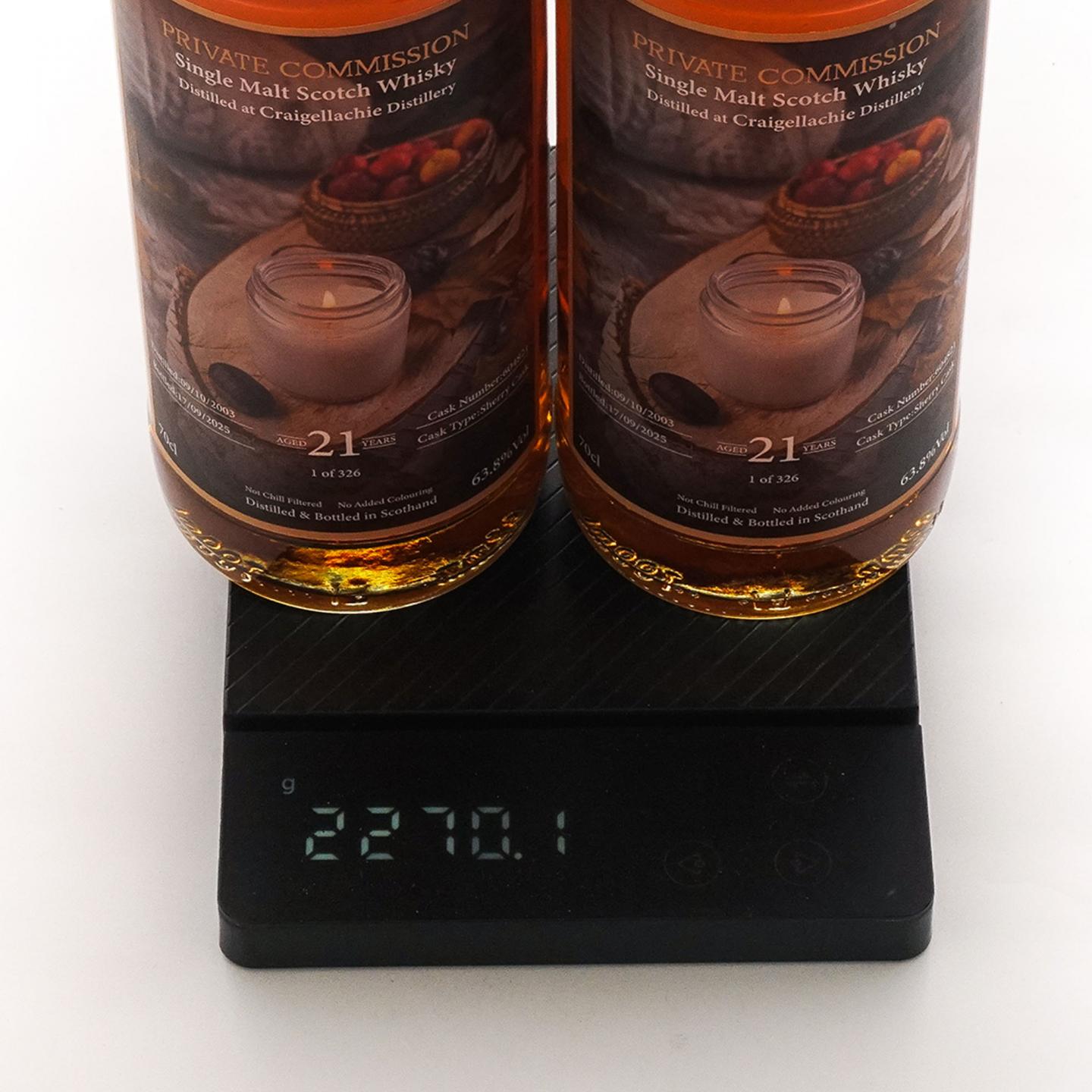 Craigellachie 克莱拉奇 21年 2003-2025 Private Commission 2瓶组