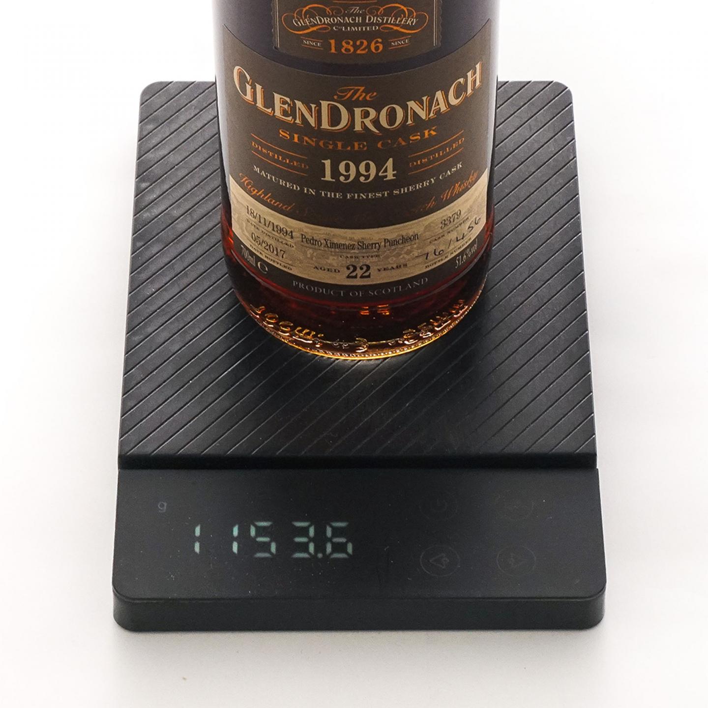 Glendronach 格兰多纳 22年 1994-2017 PX雪莉单桶#3379