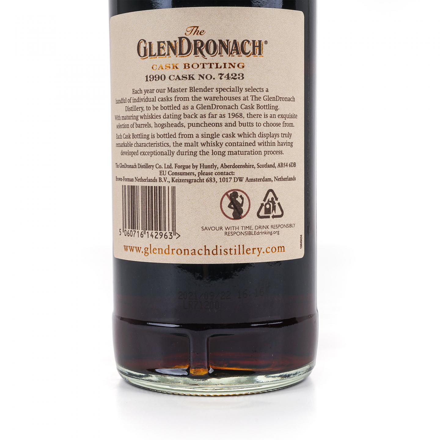 Glendronach 格兰多纳 31年 1990-2021 雪莉桶#7423