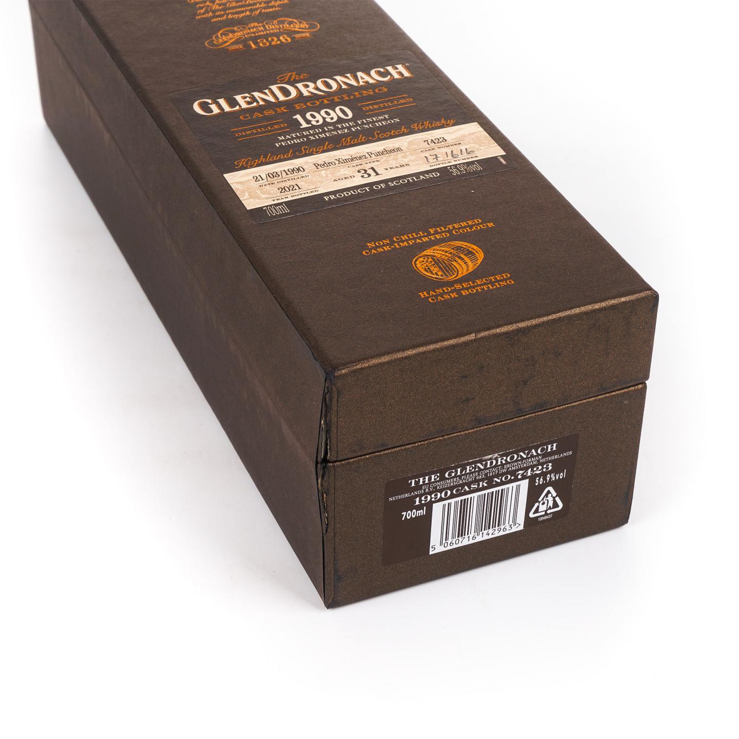 Glendronach 格兰多纳 31年 1990-2021 雪莉桶#7423