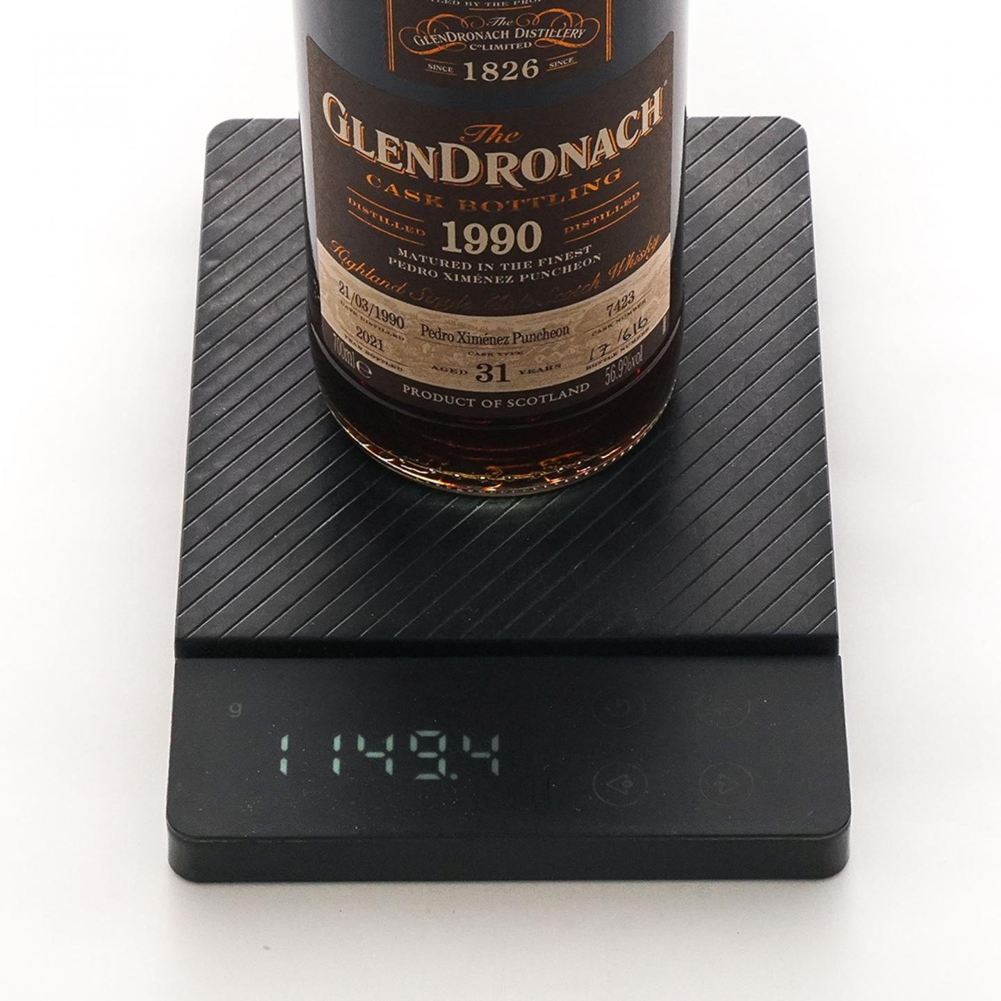 Glendronach 格兰多纳 31年 1990-2021 雪莉桶#7423