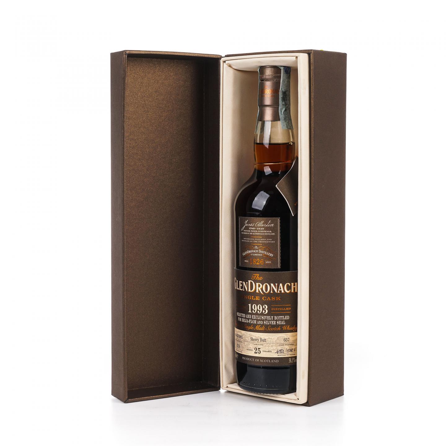 Glendronach 格兰多纳 25年 1993-2018 雪莉桶#657