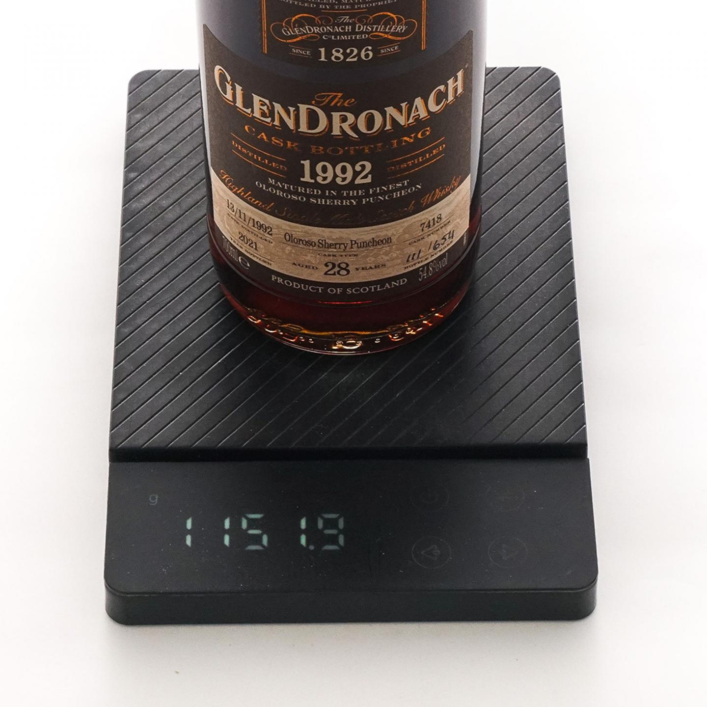 Glendronach 格兰多纳 28年 1992-2021 雪莉桶#7418