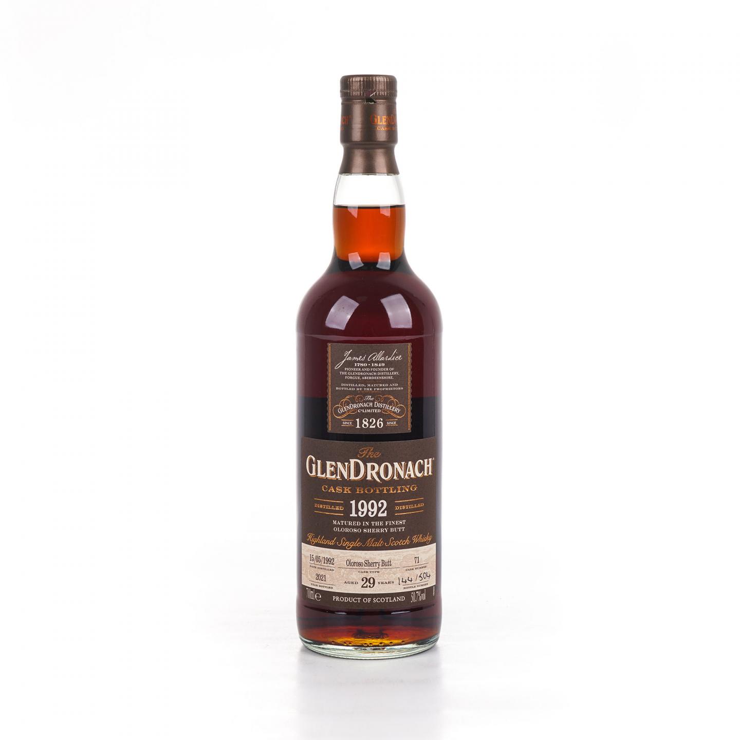 Glendronach 格兰多纳 29年 1992-2021 雪莉桶#71