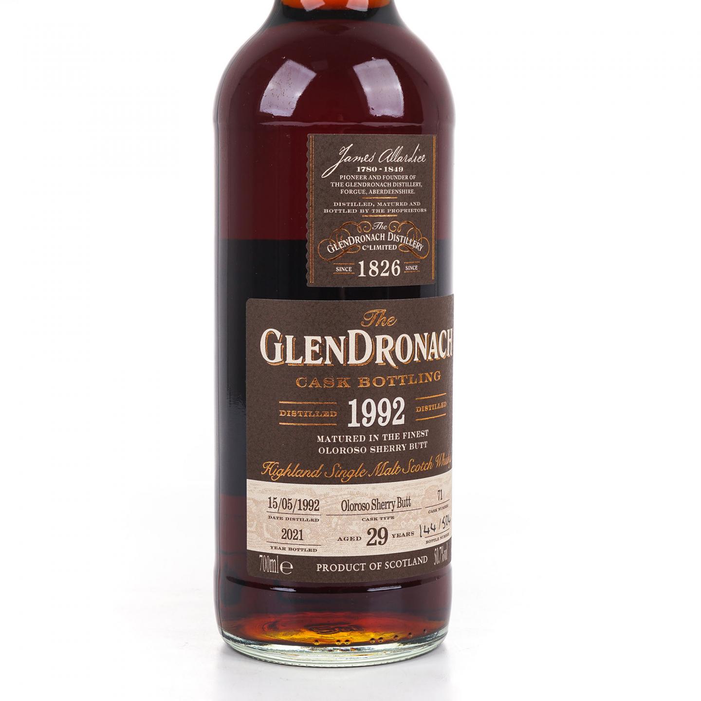 Glendronach 格兰多纳 29年 1992-2021 雪莉桶#71