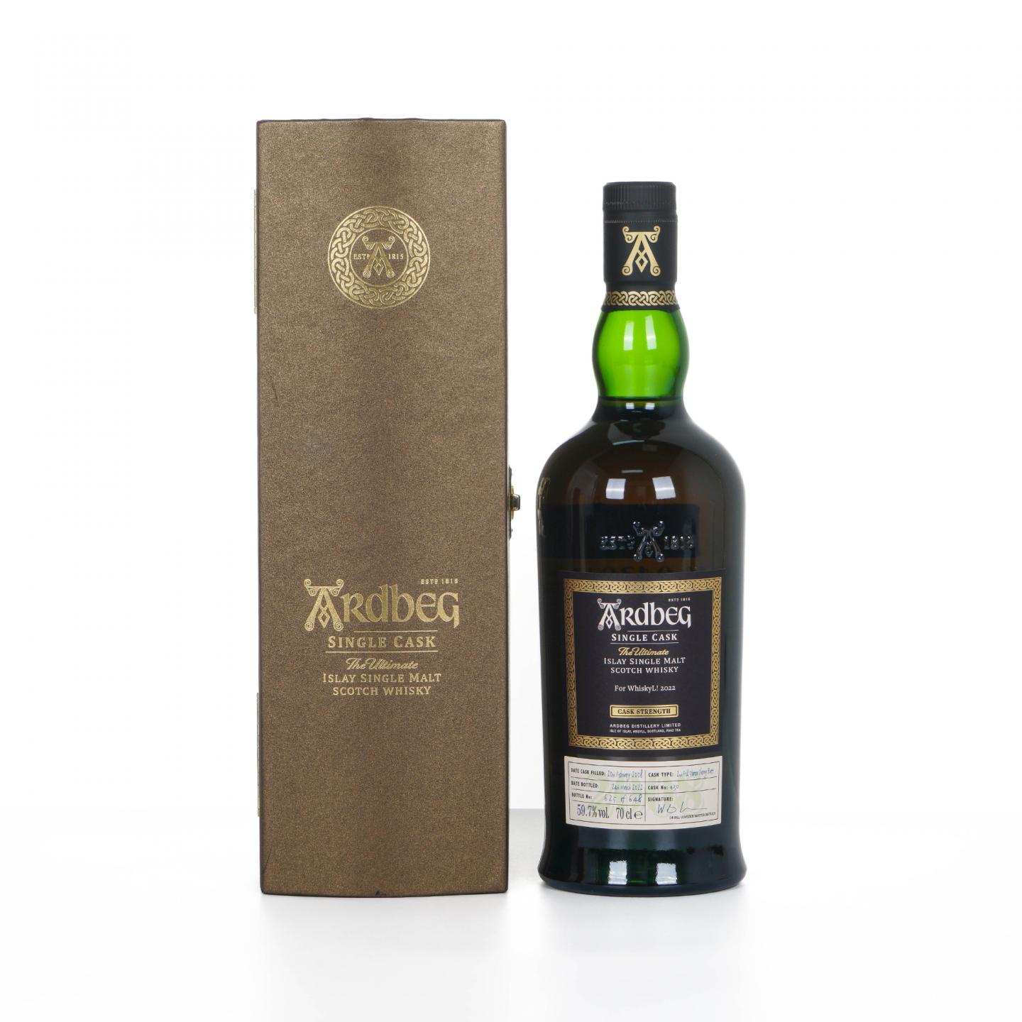Ardbeg 阿贝 2008 Whisky L! 2022 雪莉单桶#430 行货