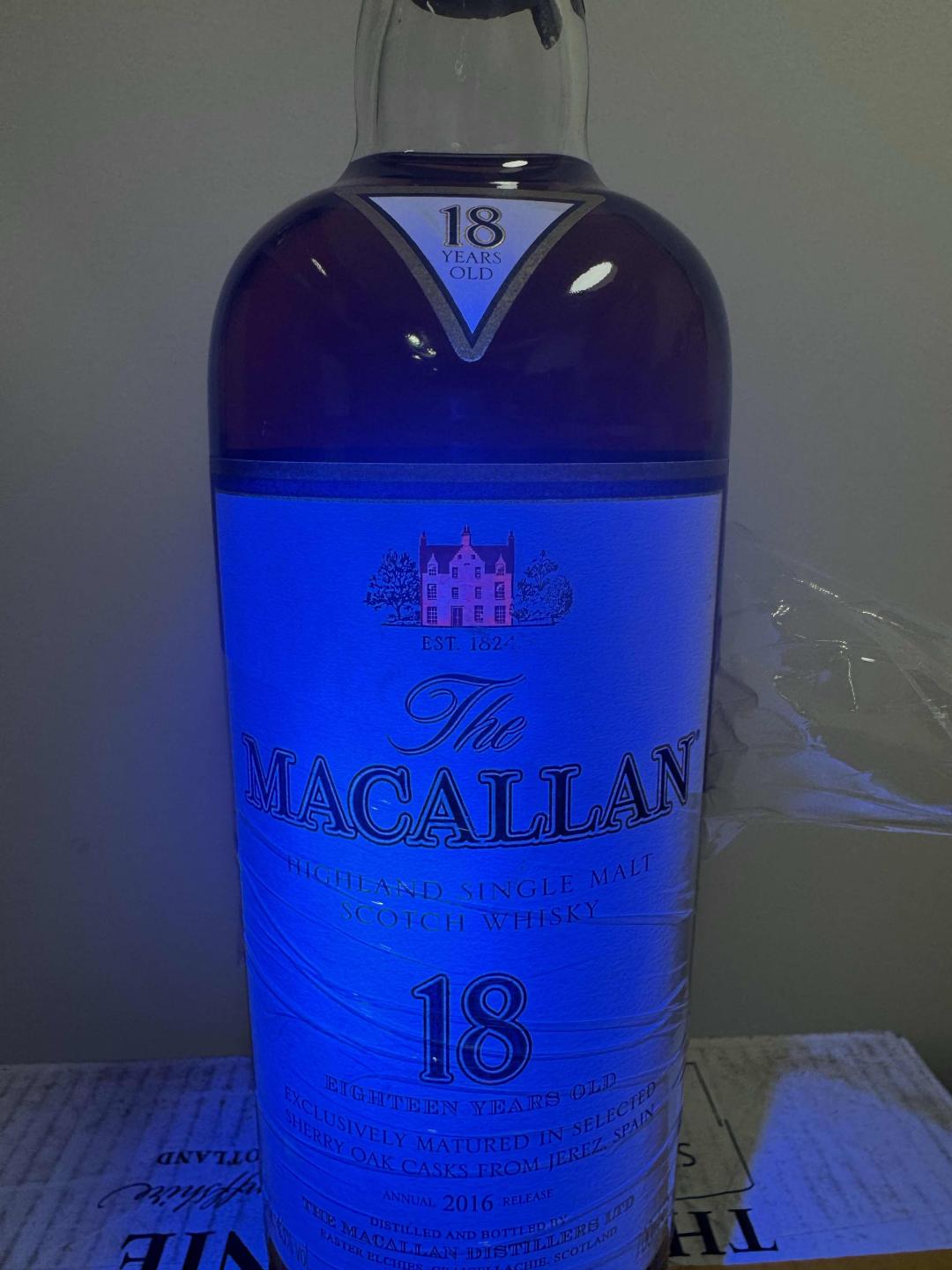 麦卡伦18年 2016年姥姥版本 停产绝版酒款