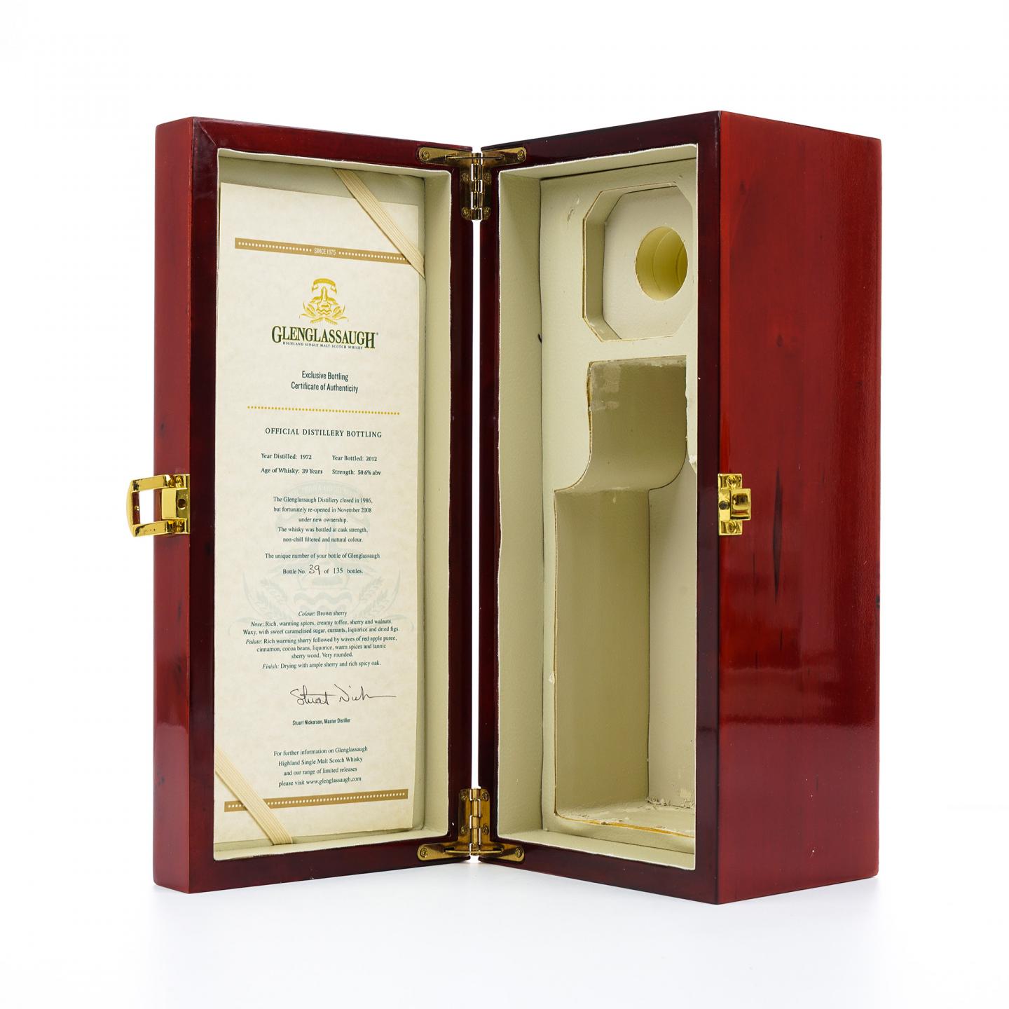 Glenglassaugh 格兰格拉索 39年 1972-2012 桶强 礼盒装