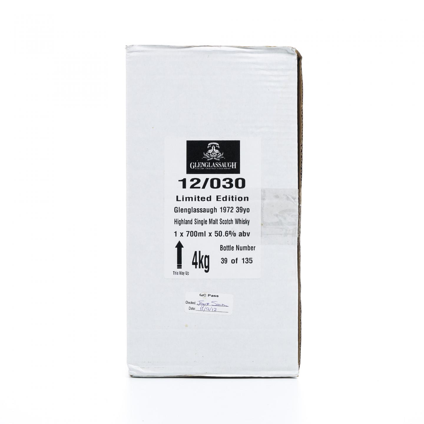 Glenglassaugh 格兰格拉索 39年 1972-2012 桶强 礼盒装