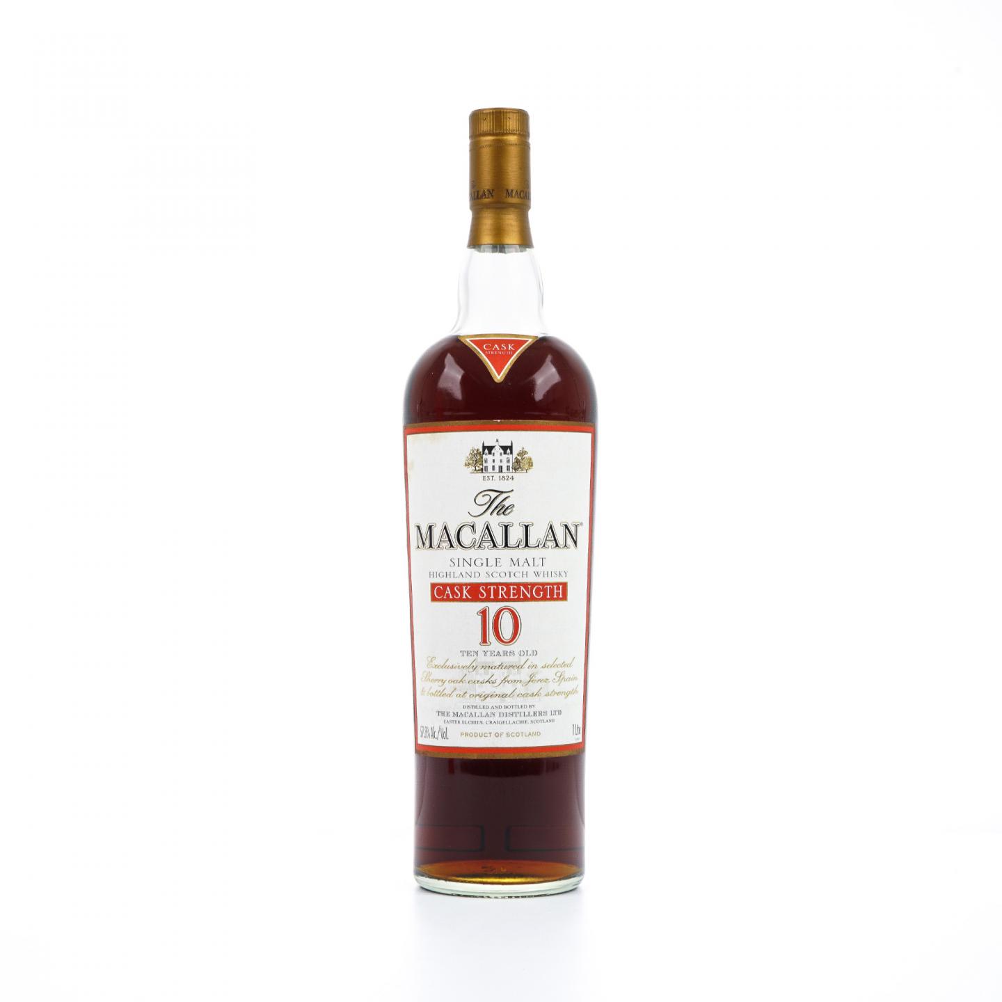Macallan 麦卡伦 10年 桶强 1升装 57.8%vol.
