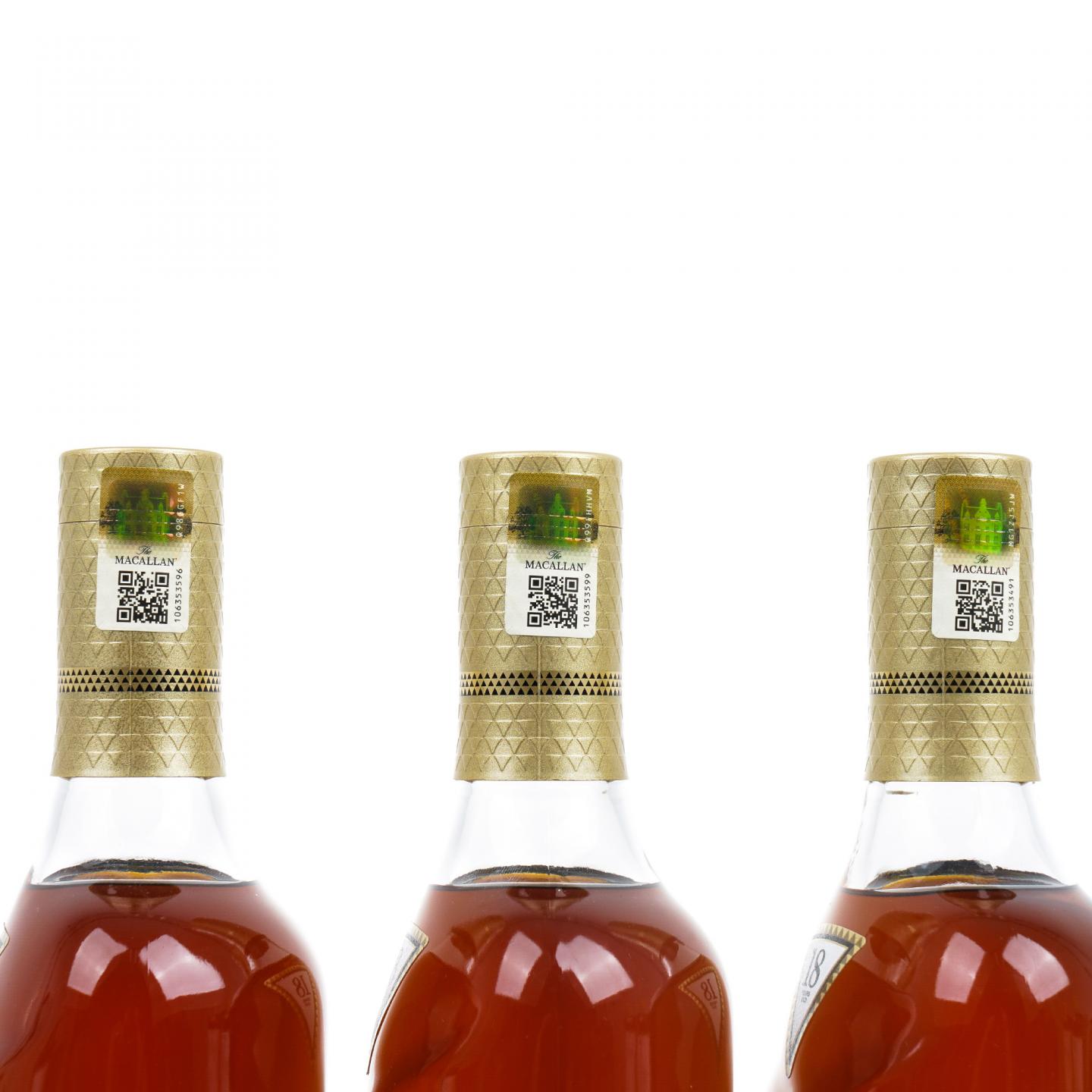 【附X光图】Macallan 麦卡伦 18年 2024 雪莉桶 6瓶组