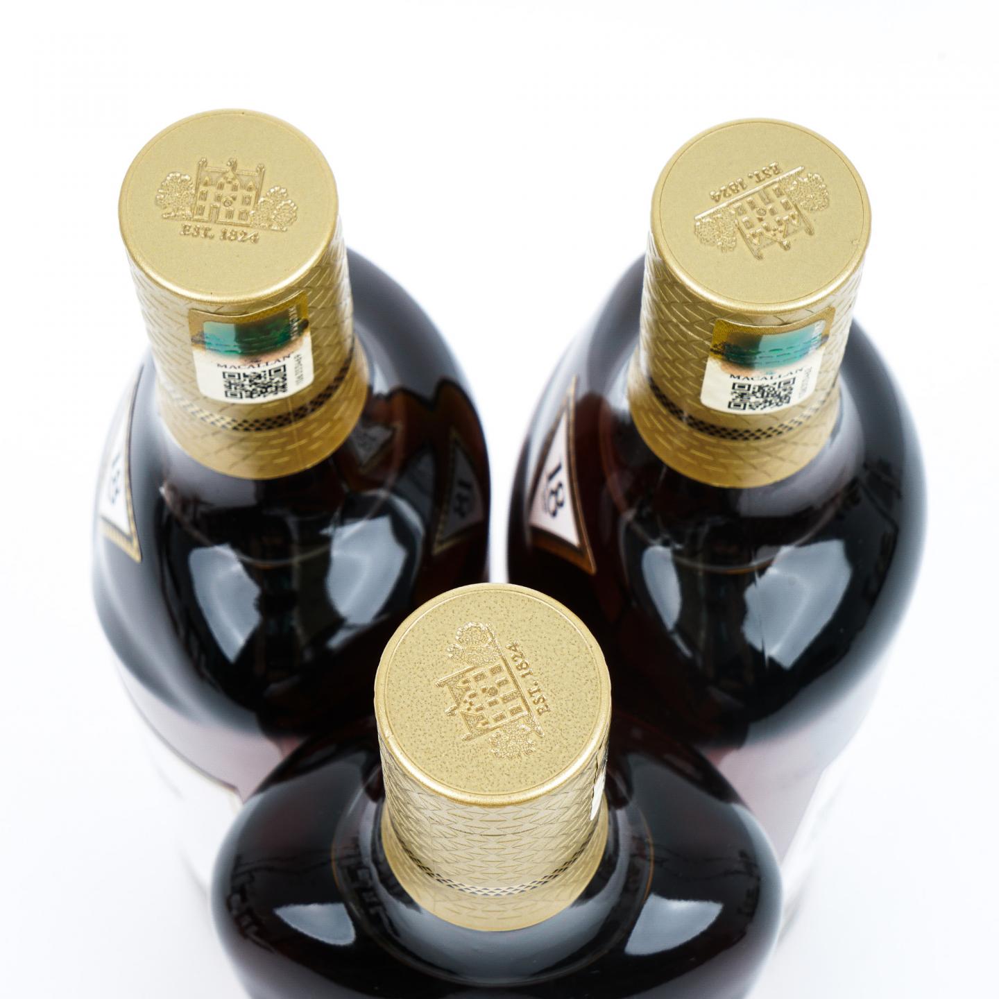 【附X光图】Macallan 麦卡伦 18年 2024 雪莉桶 6瓶组