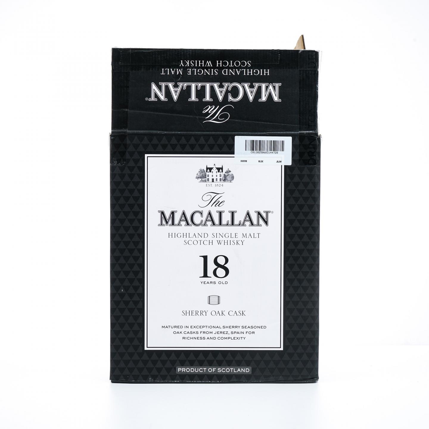 【附X光图】Macallan 麦卡伦 18年 2024 雪莉桶 6瓶组
