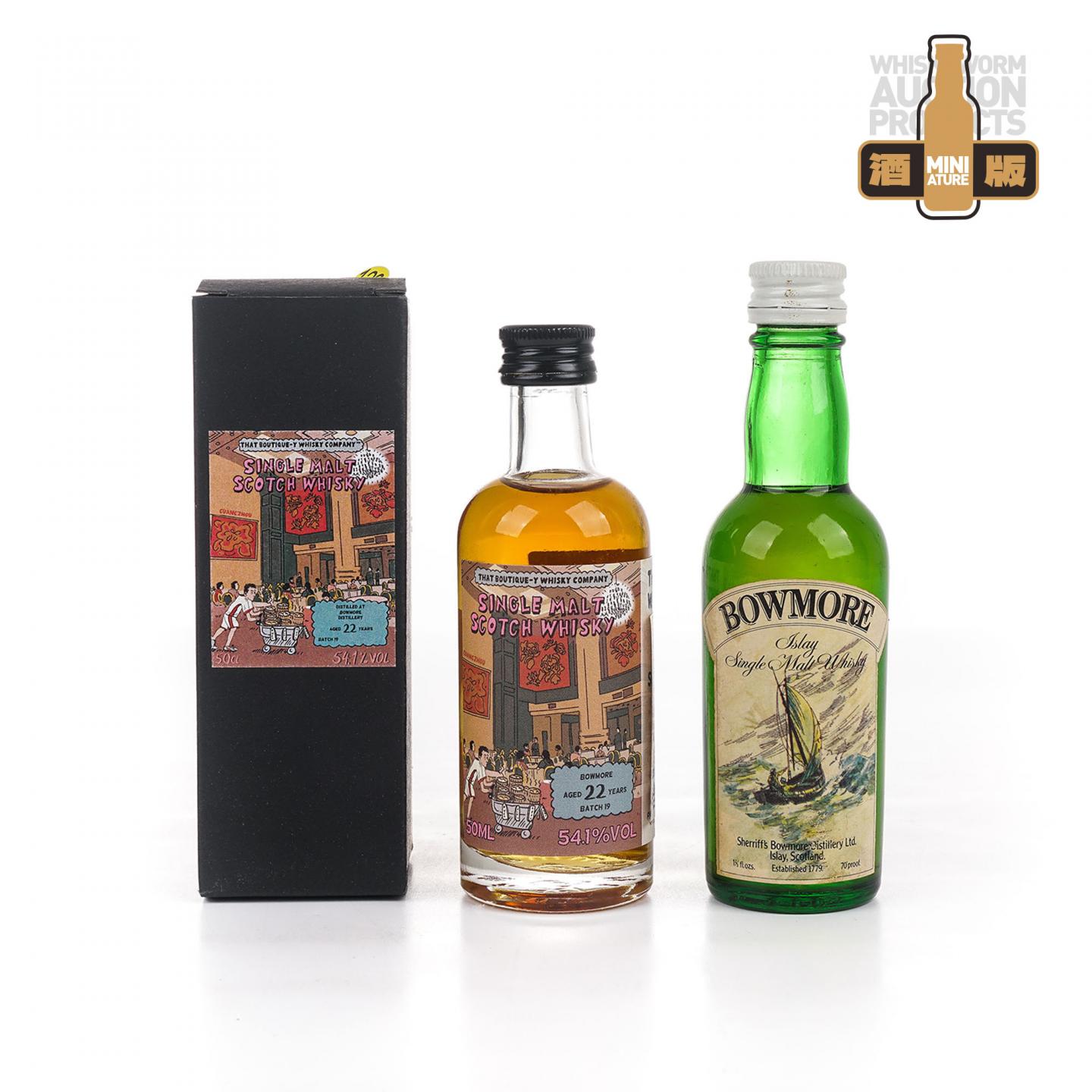 【酒版】Bowmore 波摩 22年 Batch 19 漫画标/帆船标 70°proof 2瓶组