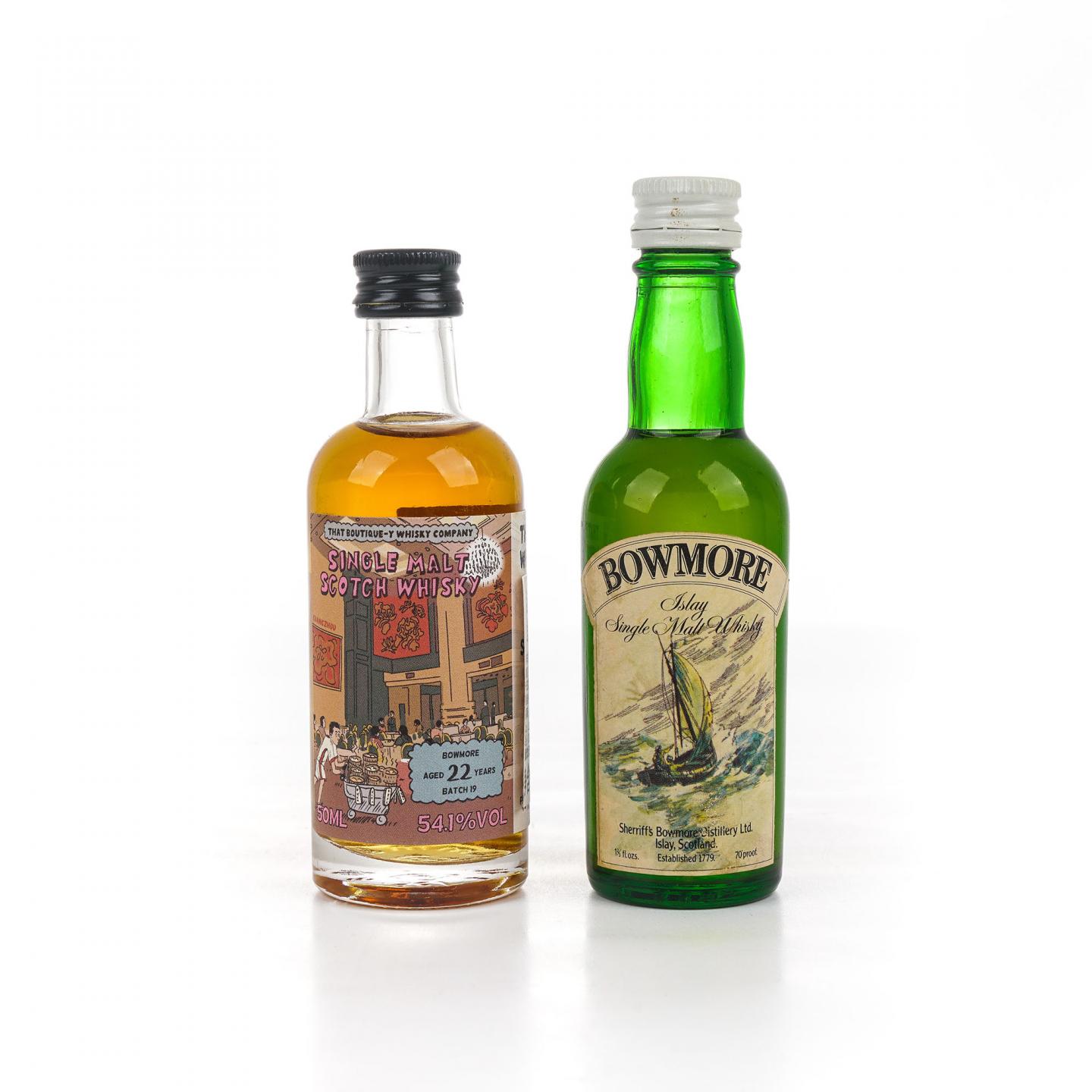 【酒版】Bowmore 波摩 22年 Batch 19 漫画标/帆船标 70°proof 2瓶组