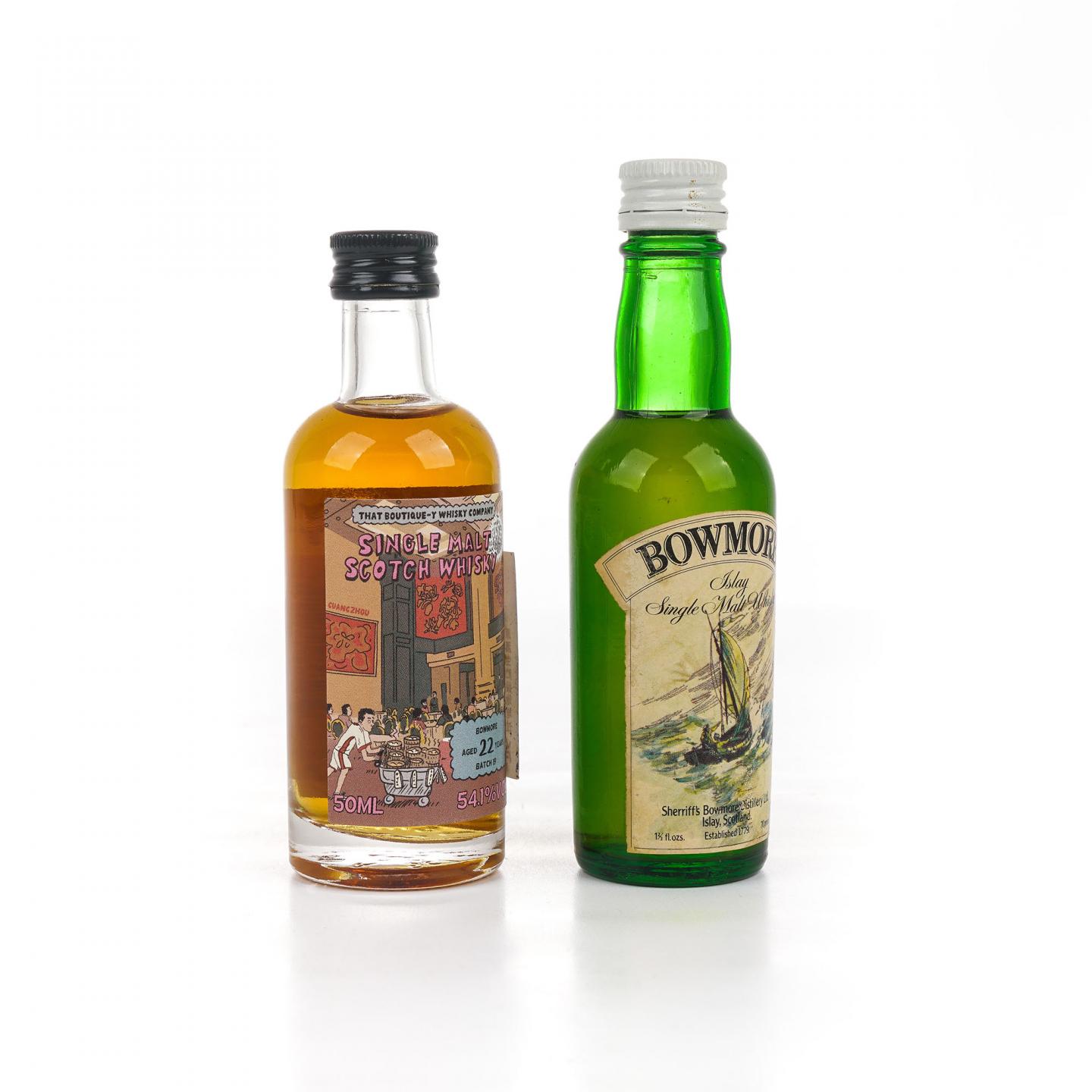 【酒版】Bowmore 波摩 22年 Batch 19 漫画标/帆船标 70°proof 2瓶组