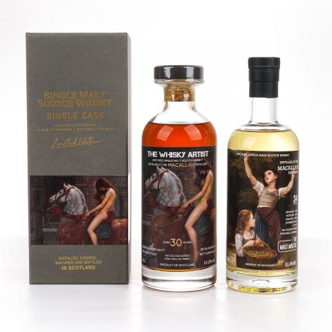 Macallan 麦卡伦 30/34年 1993/1986 2瓶组