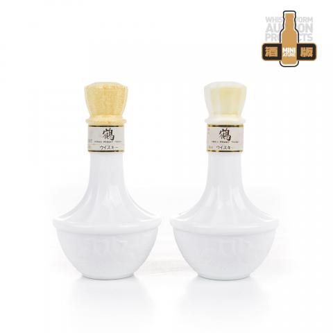 【酒版】Nikka 鹤 白瓷瓶 50ml*2