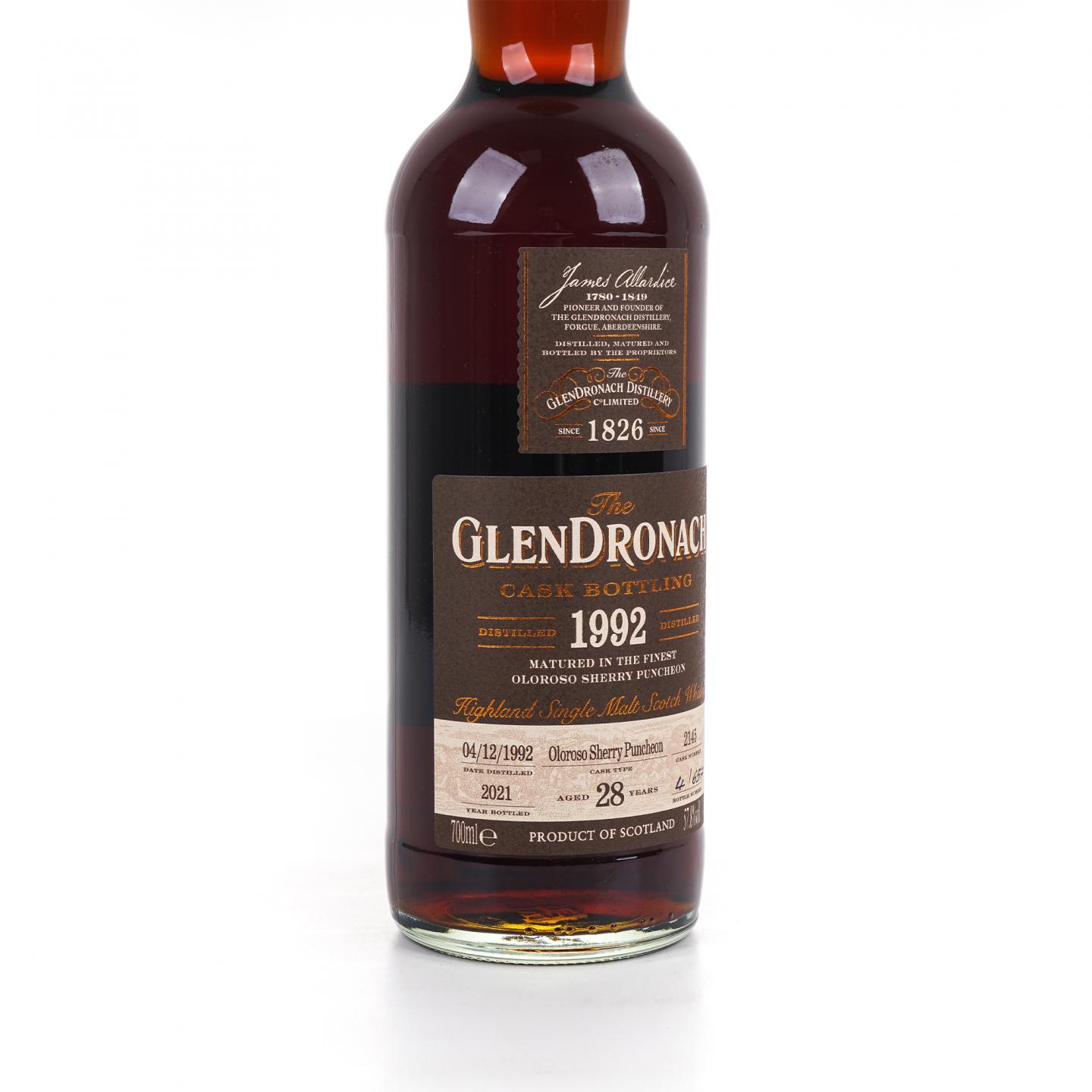 Glendronach 格兰多纳 28年 1992-2021 雪莉桶#2145