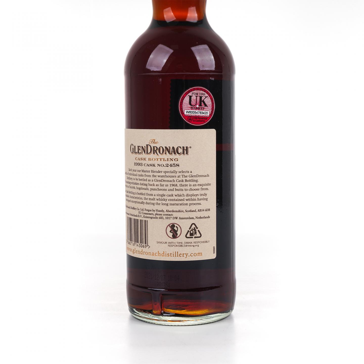 Glendronach 格兰多纳 28年 1993-2021 雪莉桶#2458