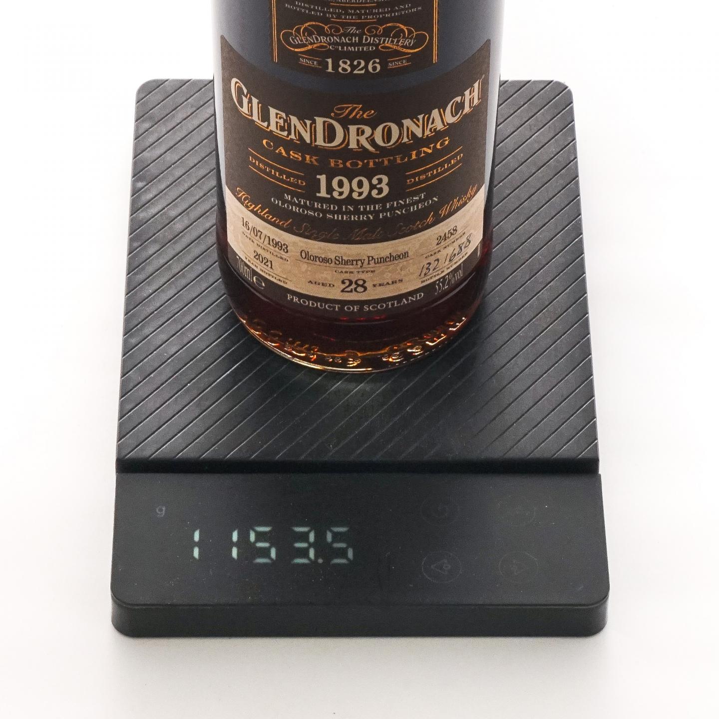 Glendronach 格兰多纳 28年 1993-2021 雪莉桶#2458